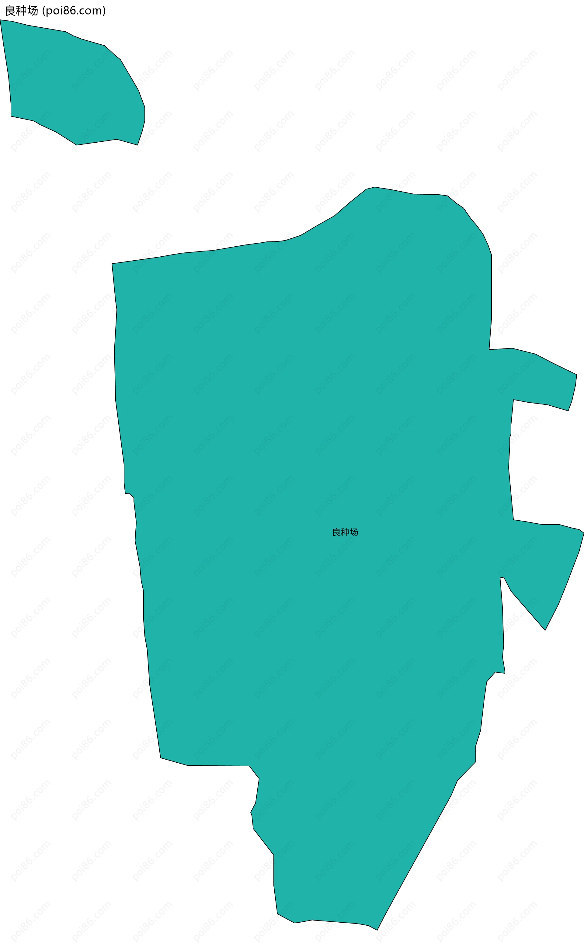良种场边界地图
