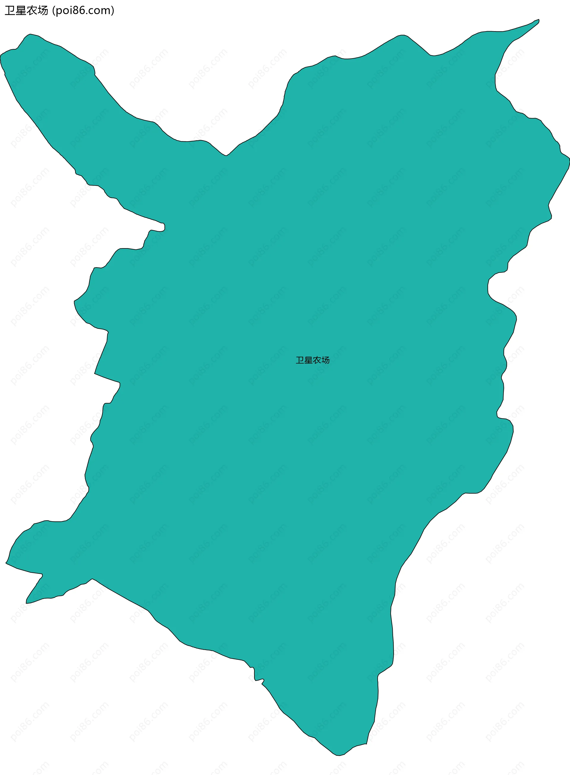 卫星农场边界地图