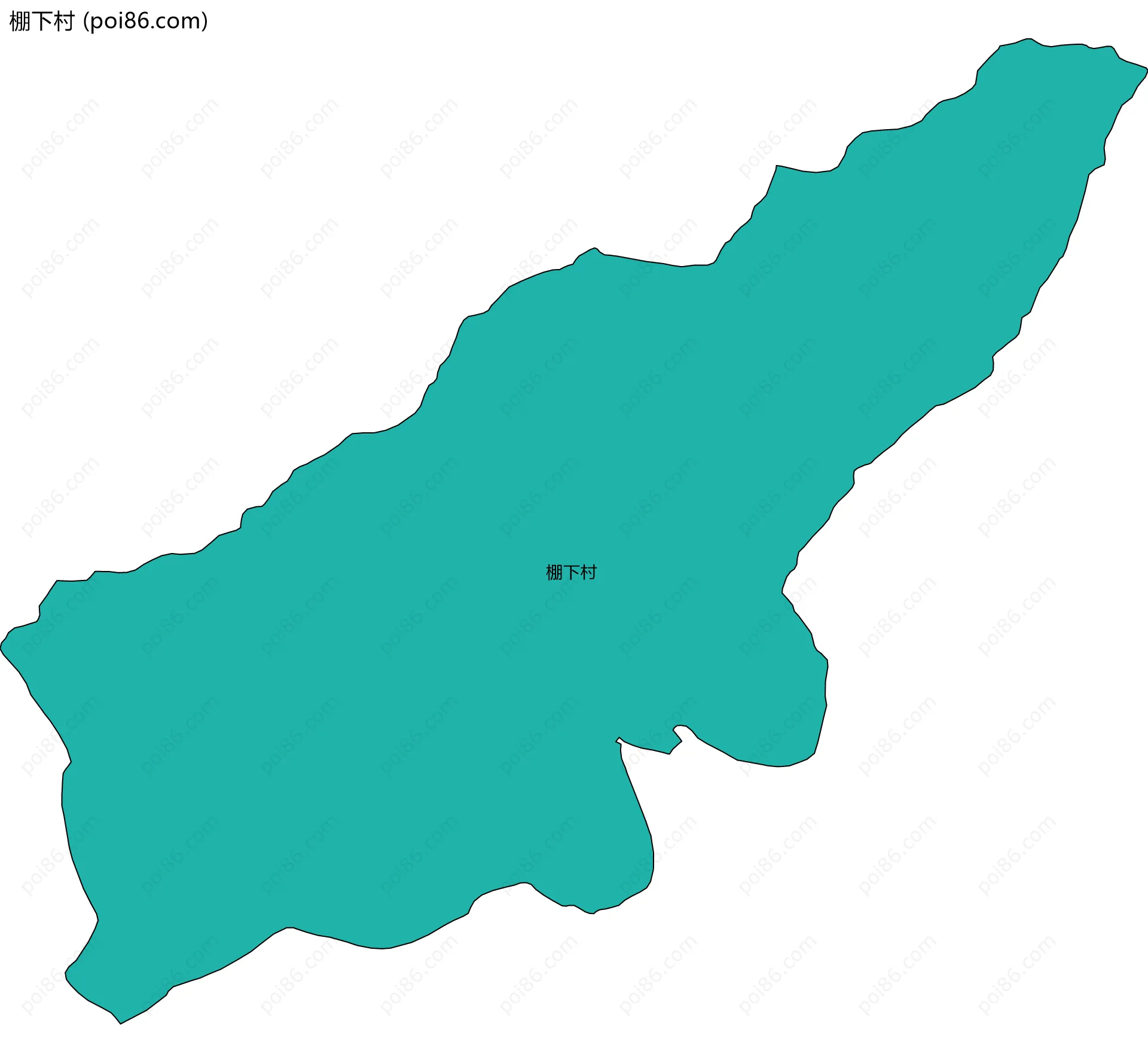 棚下村边界地图