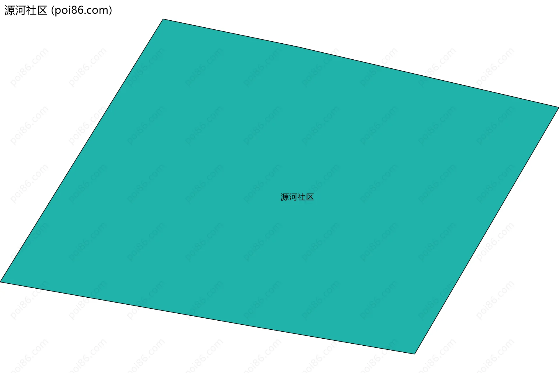 源河社区边界地图