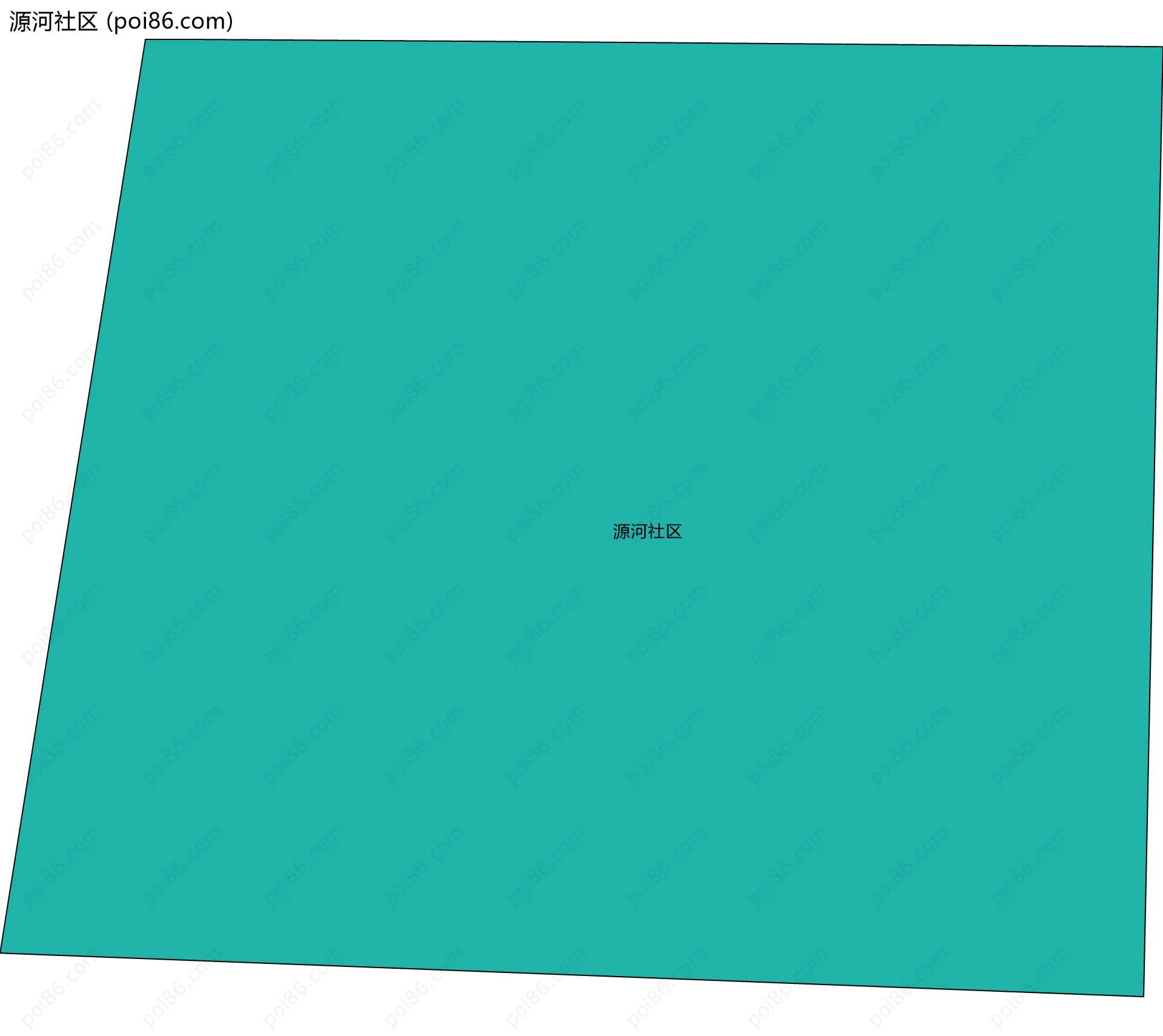 源河社区边界地图