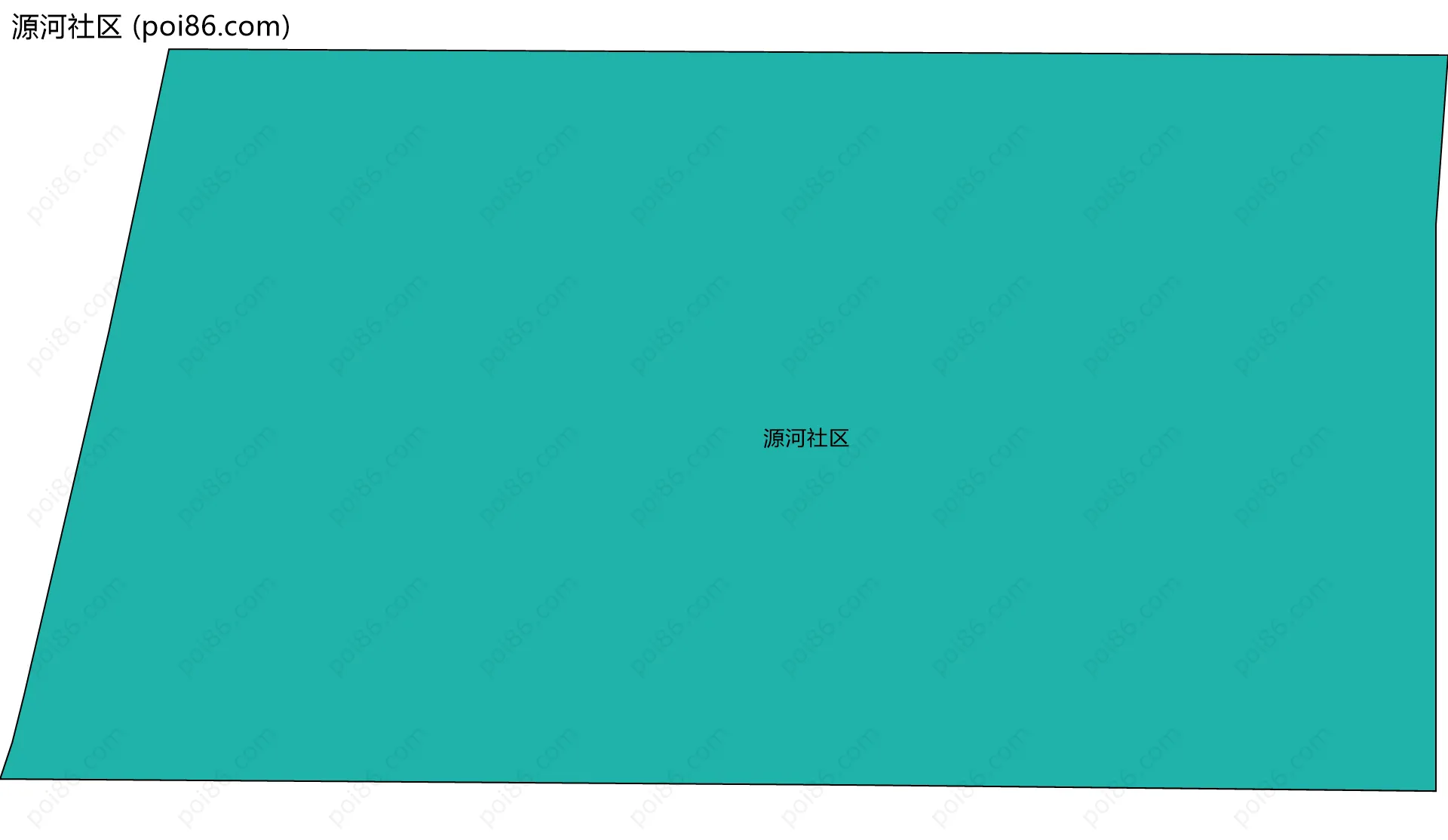 源河社区边界地图