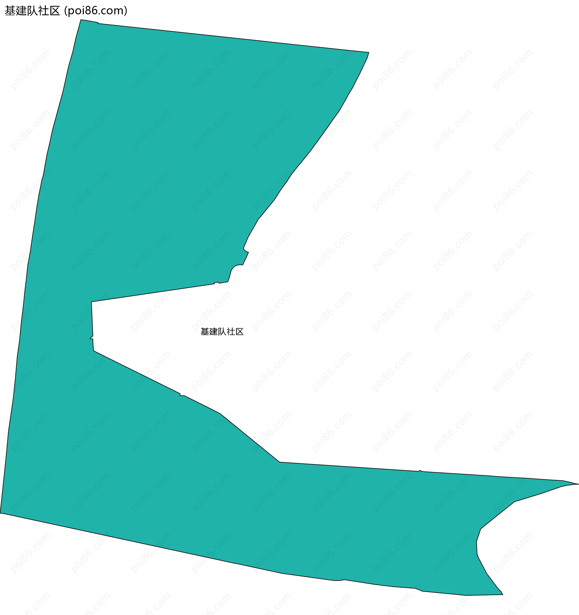 基建队社区边界地图