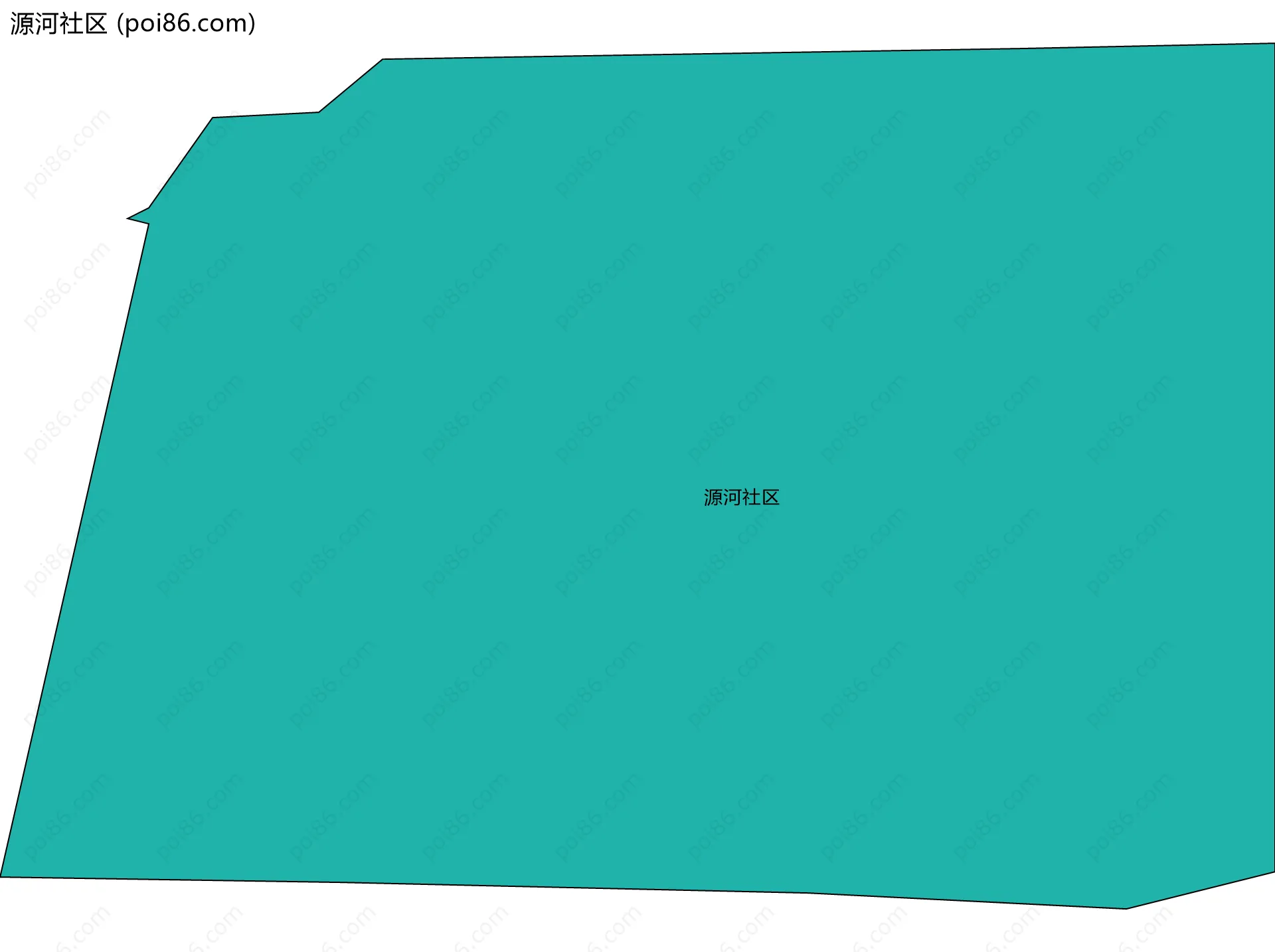 源河社区边界地图