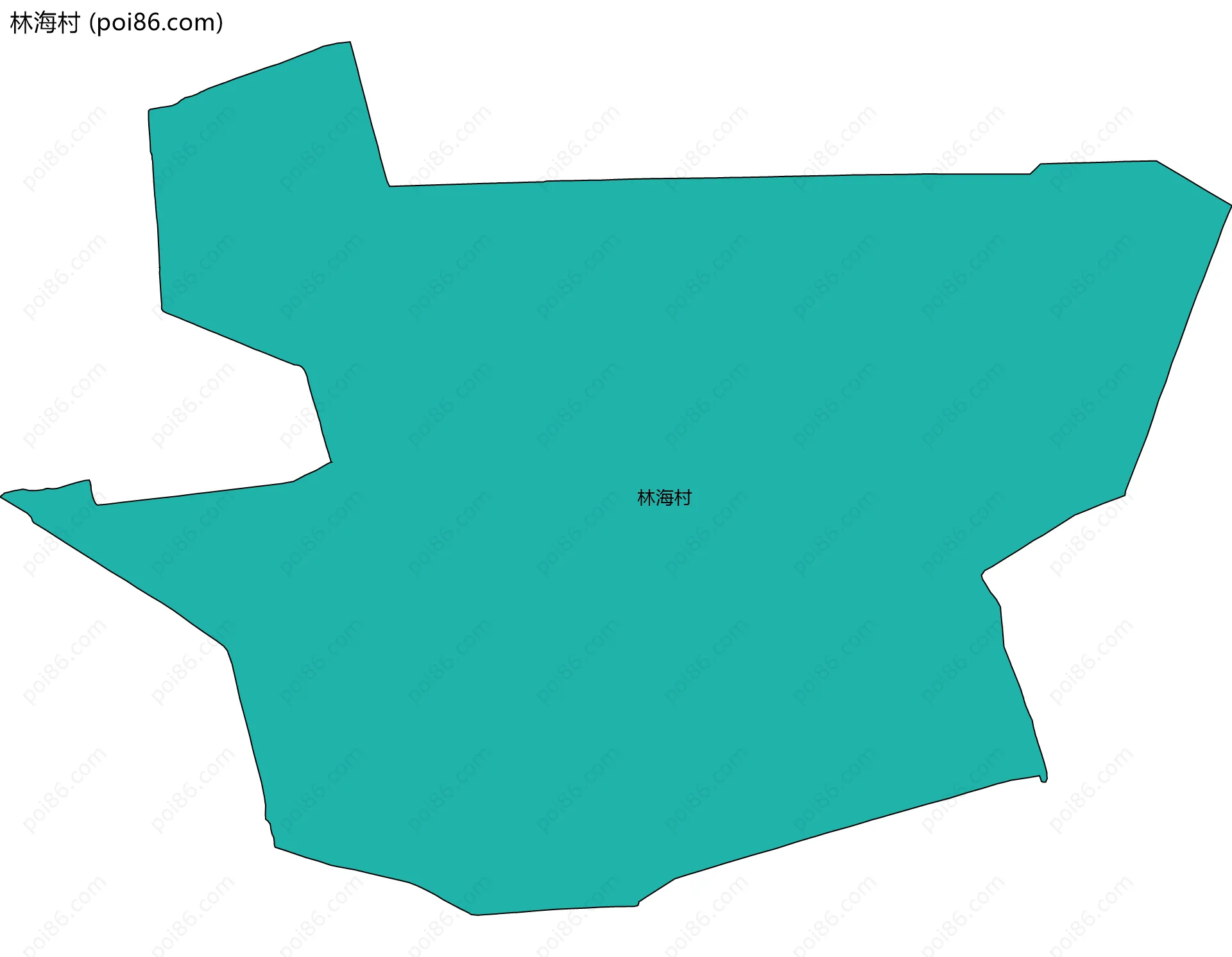 林海村边界地图