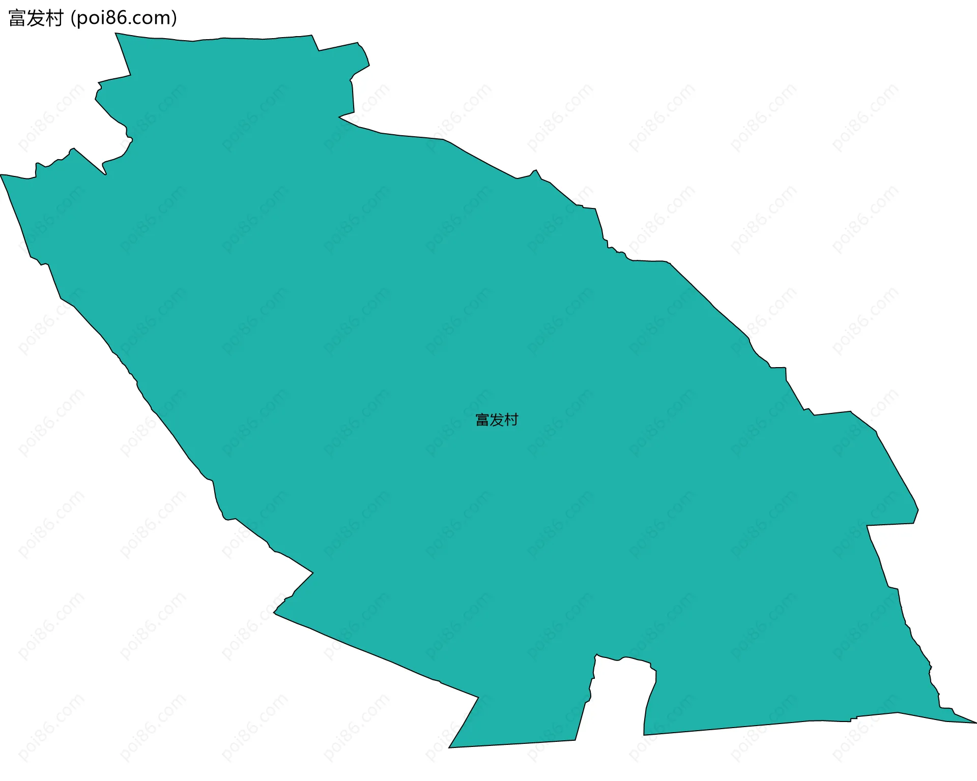 富发村边界地图