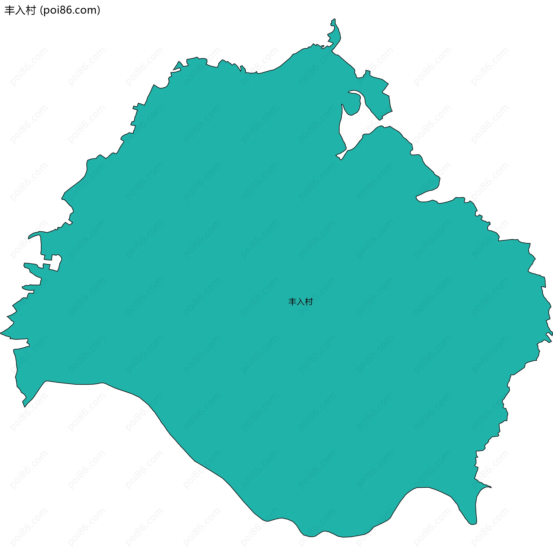 丰入村边界地图