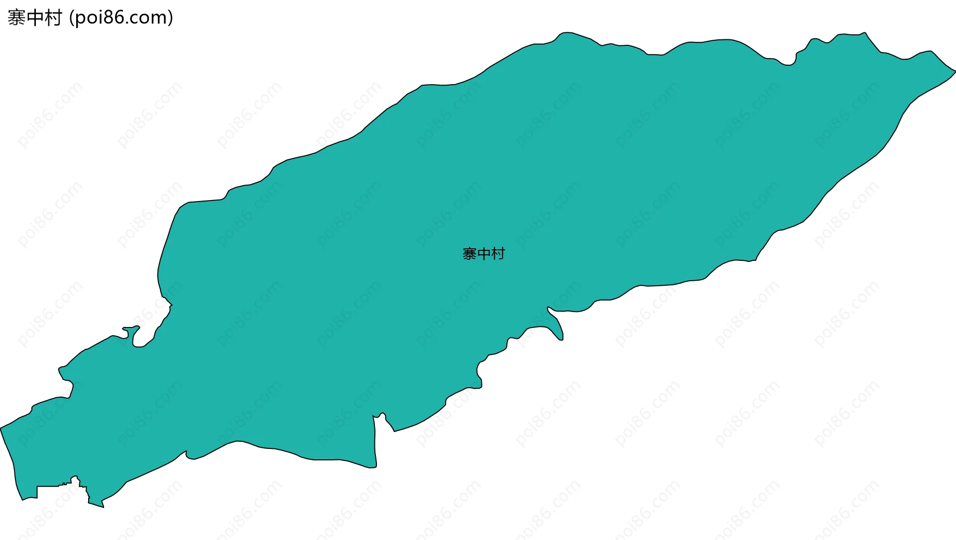 寨中村边界地图