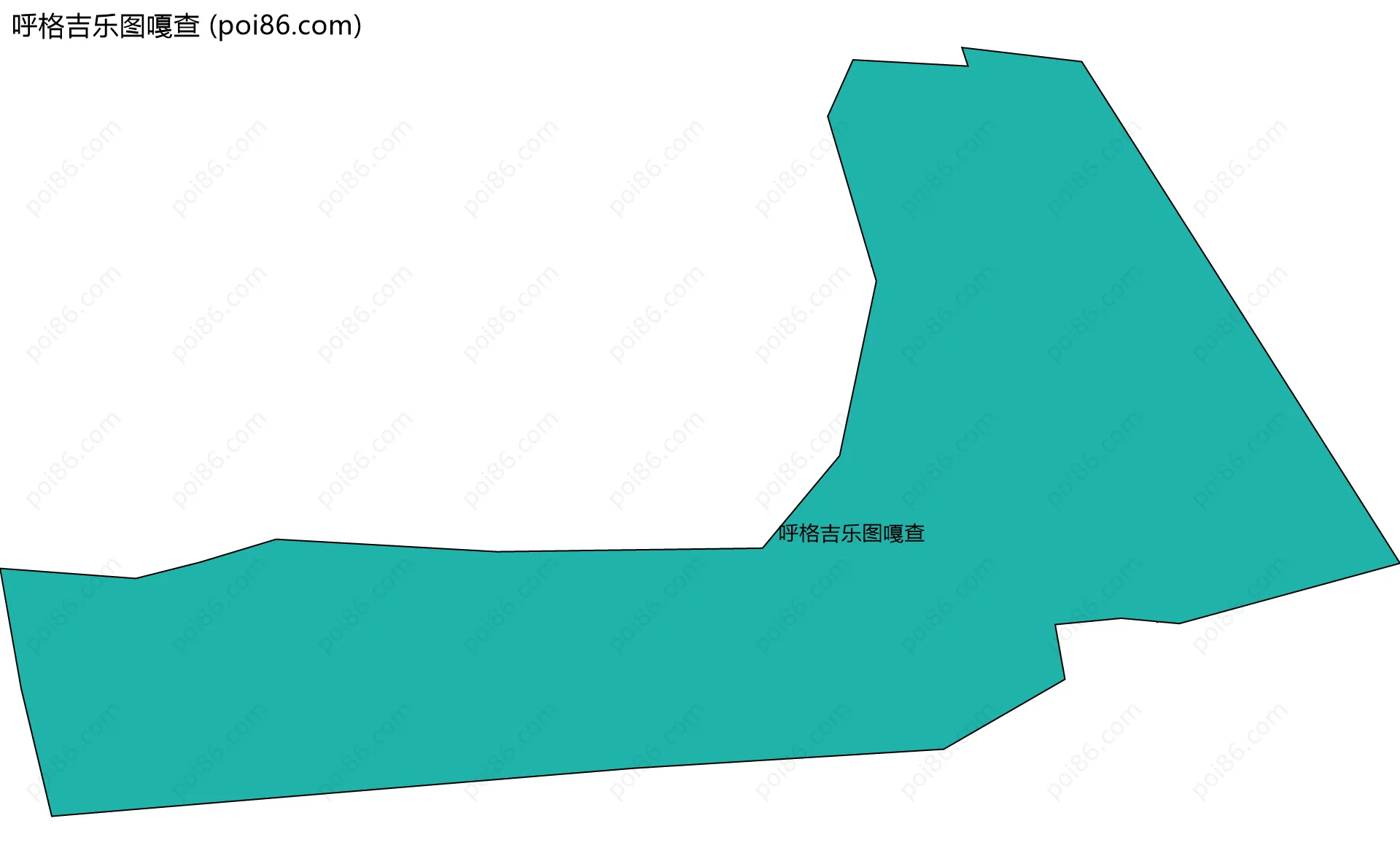 呼格吉乐图嘎查边界地图