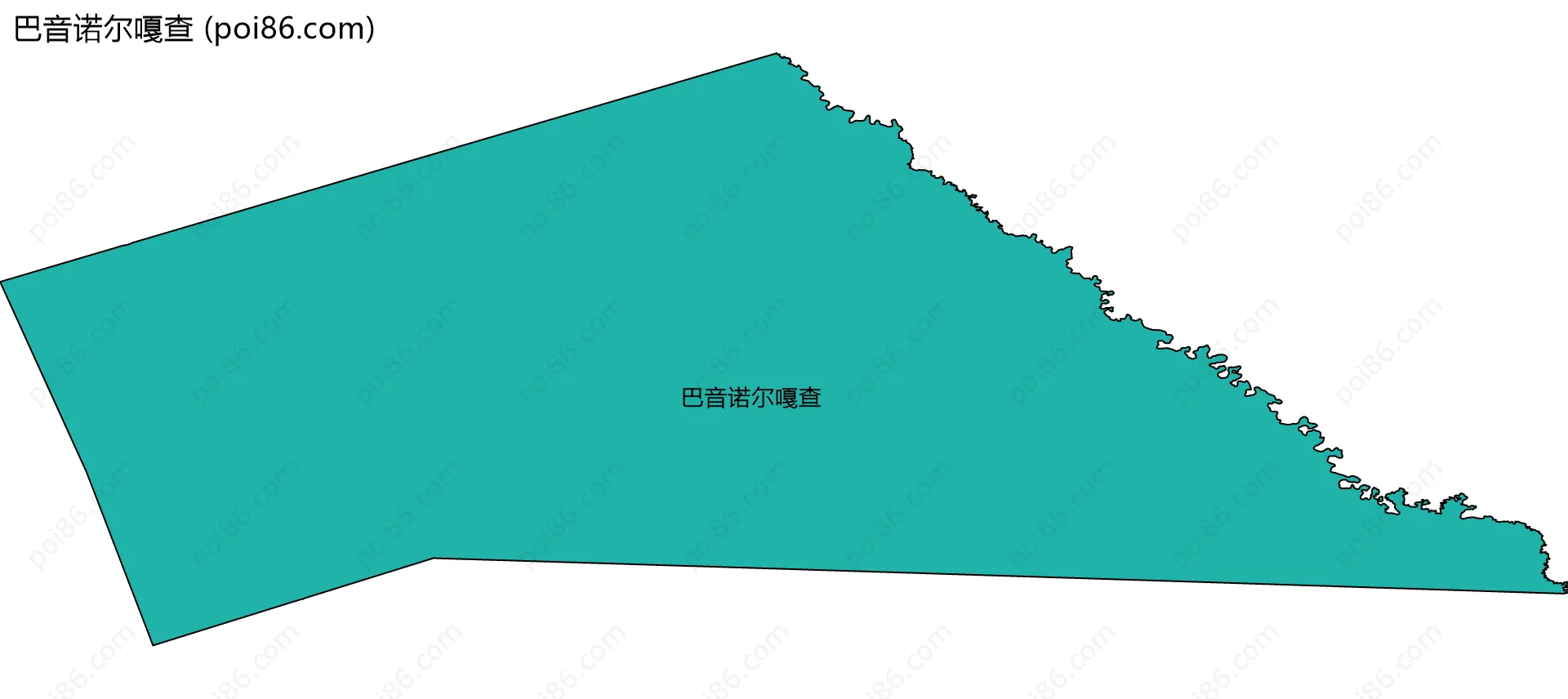 巴音诺尔嘎查边界地图