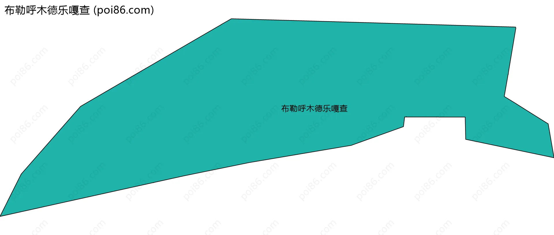 布勒呼木德乐嘎查边界地图