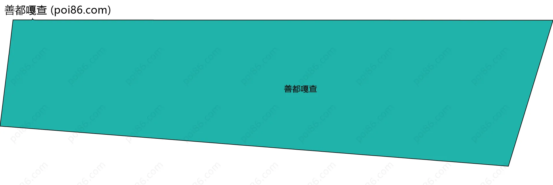 善都嘎查边界地图