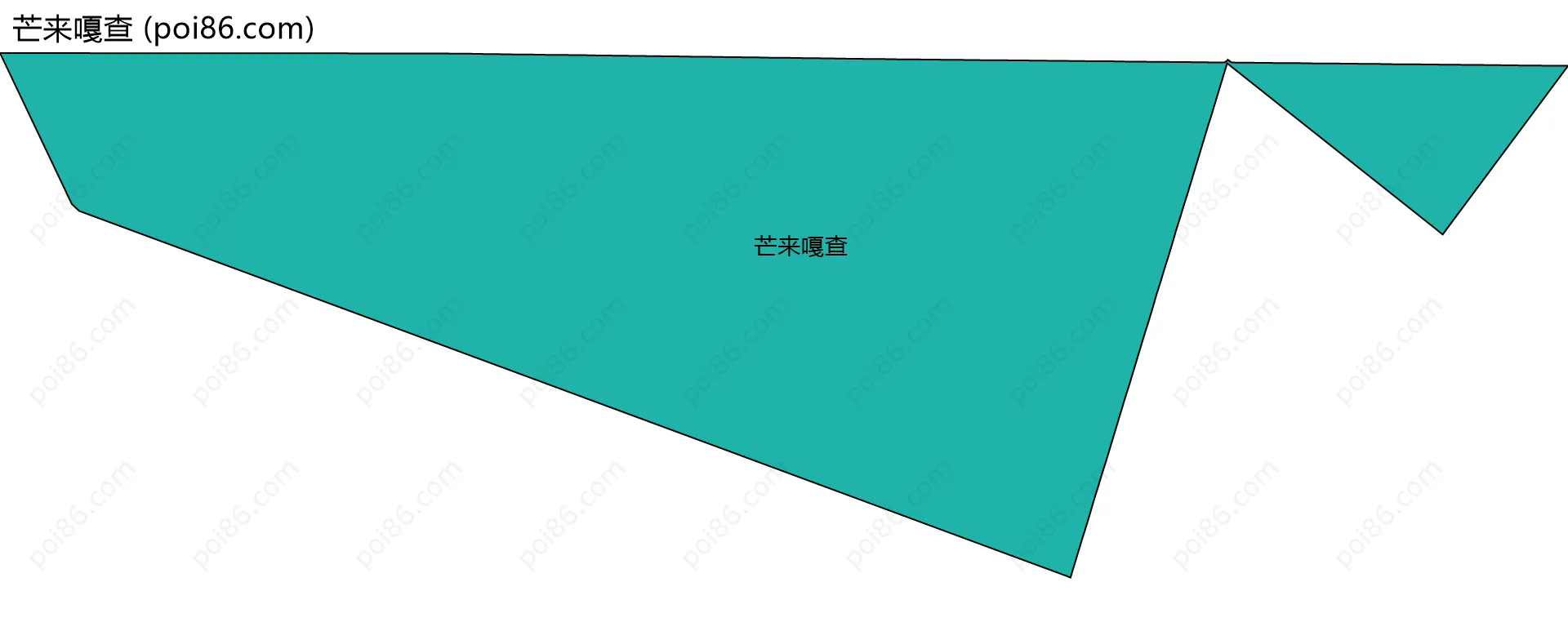 芒来嘎查边界地图
