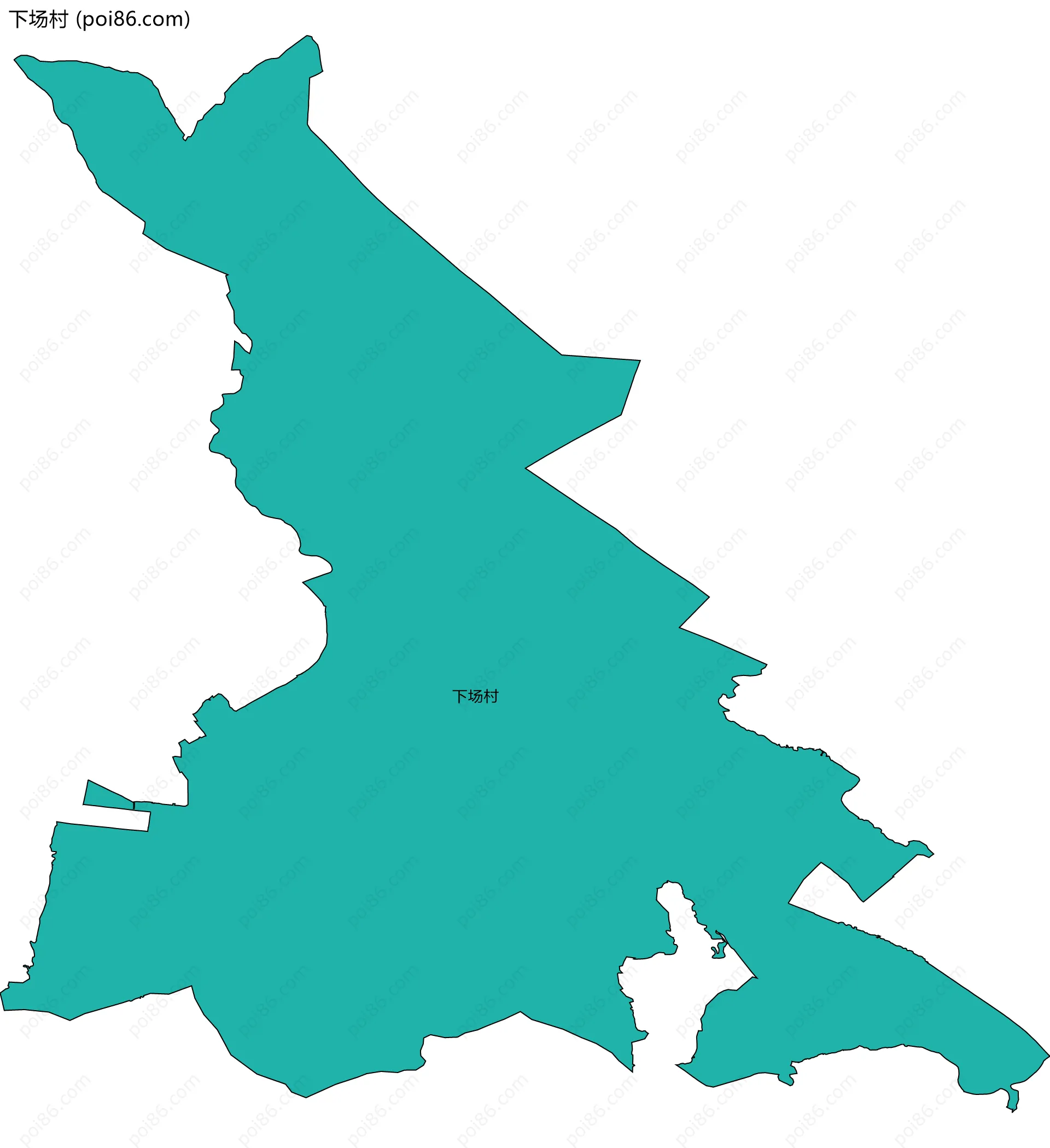 下场村边界地图