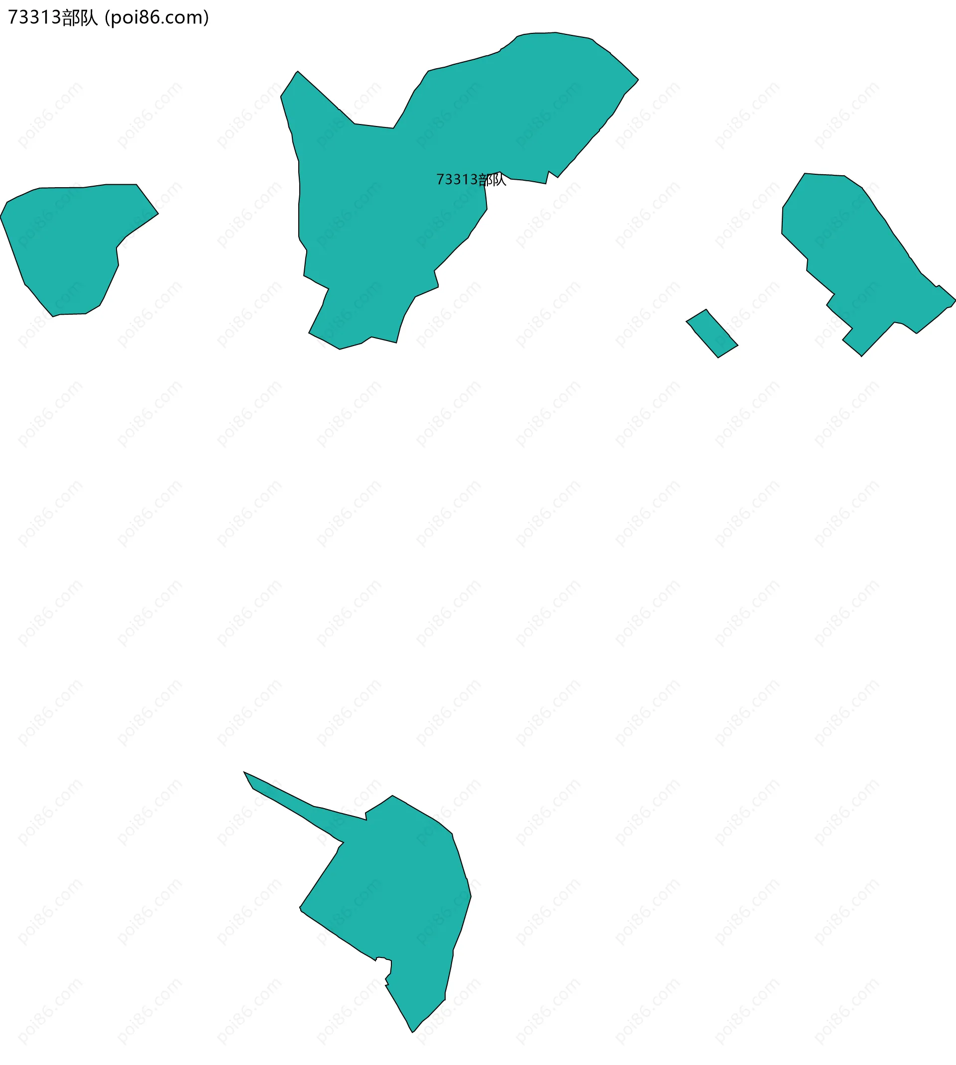 73313部队边界地图