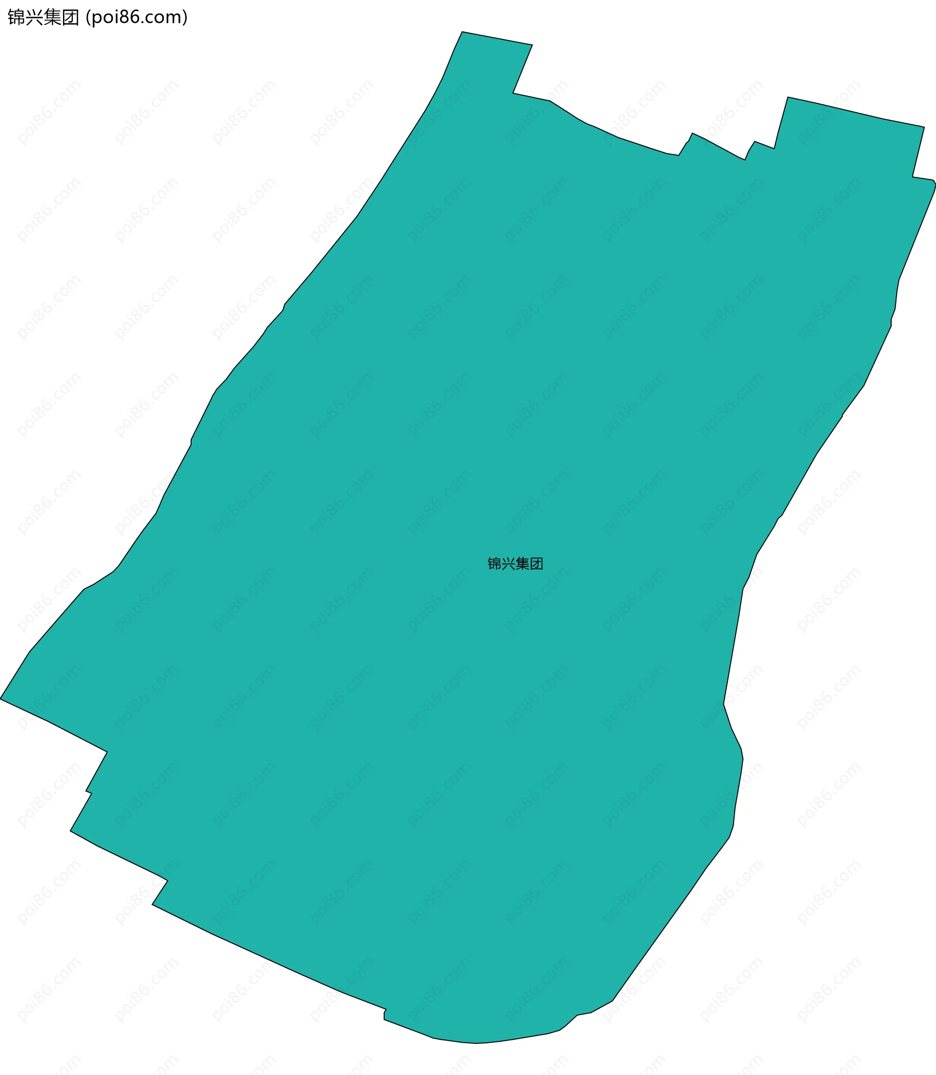 锦兴集团边界地图