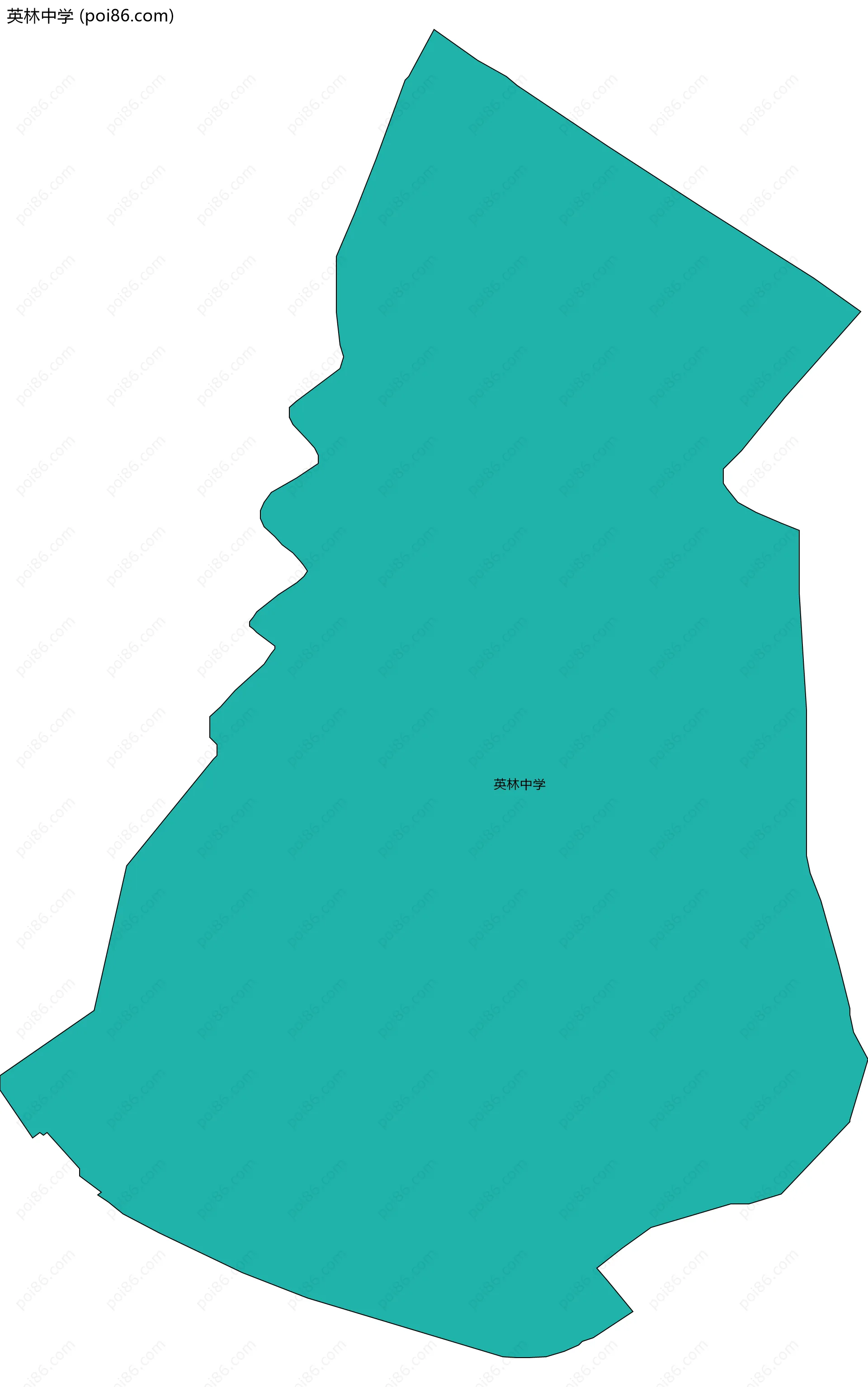 英林中学边界地图