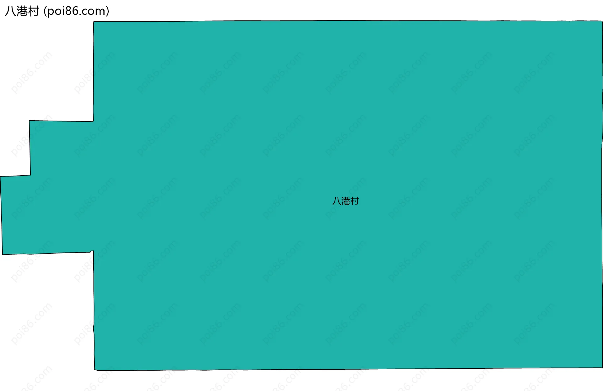 八港村边界地图