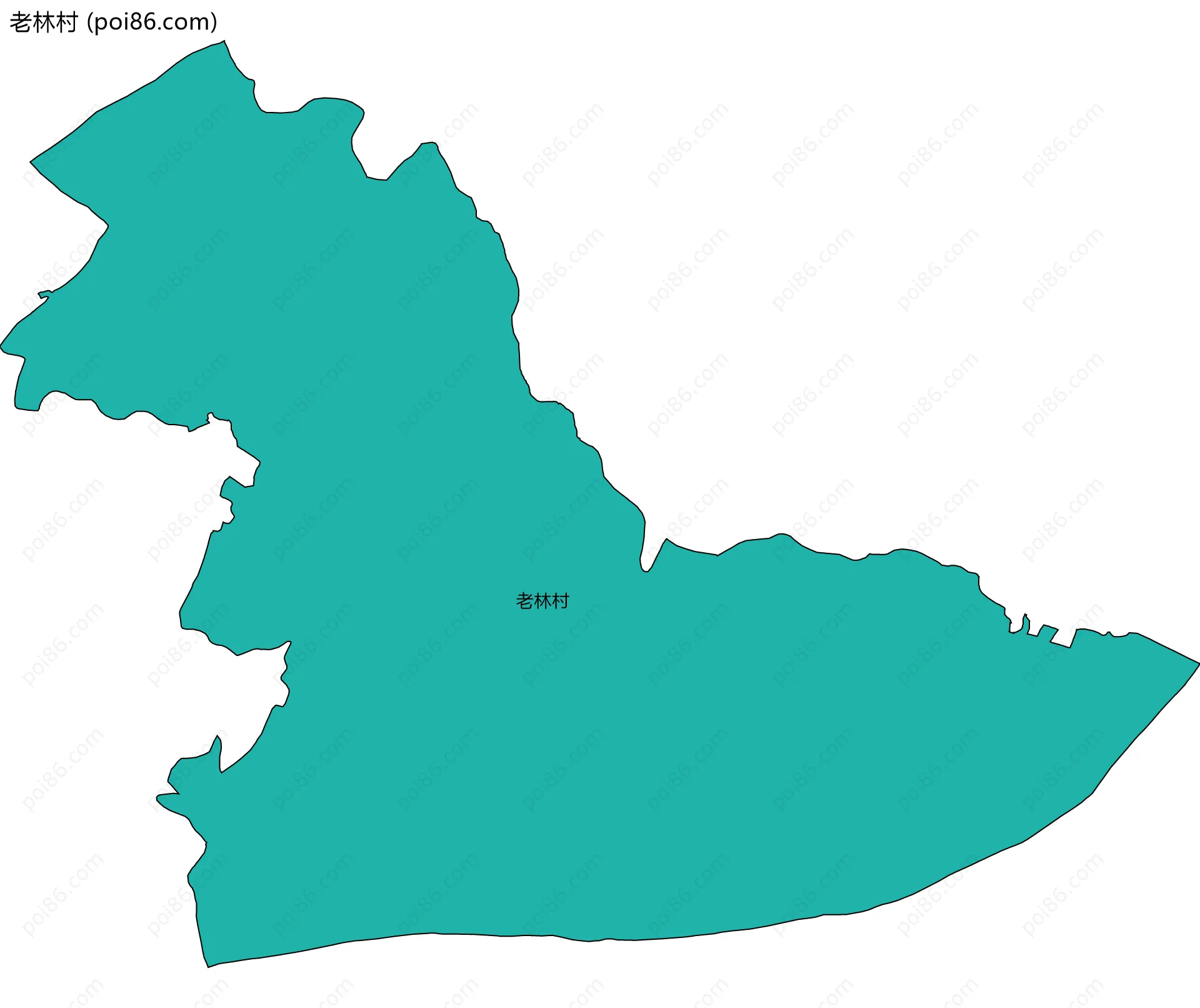 老林村边界地图