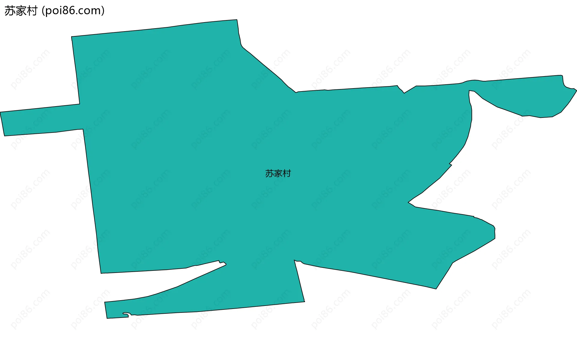 苏家村边界地图