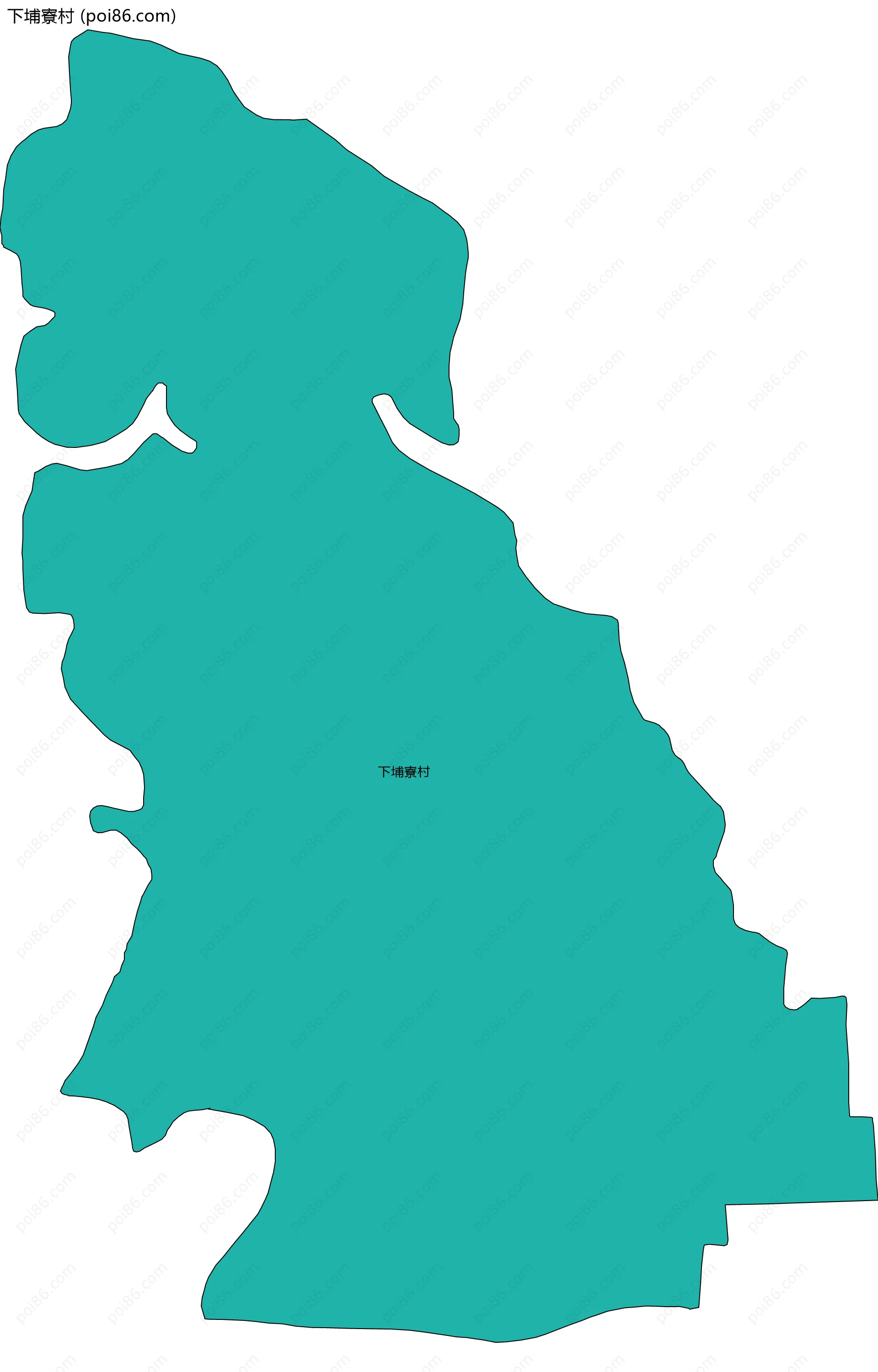 下埔寮村边界地图