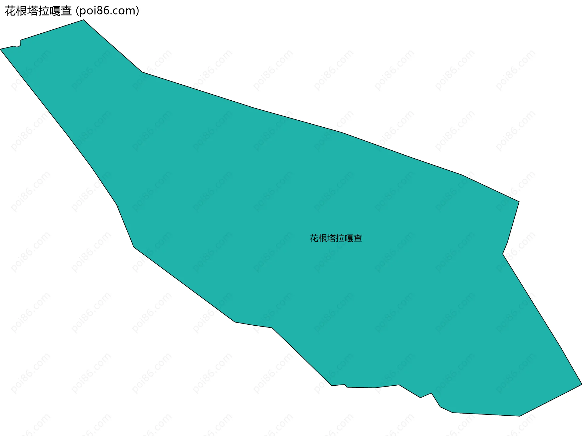 花根塔拉嘎查边界地图