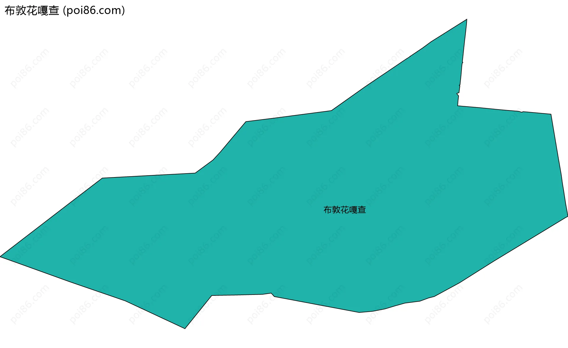 布敦花嘎查边界地图