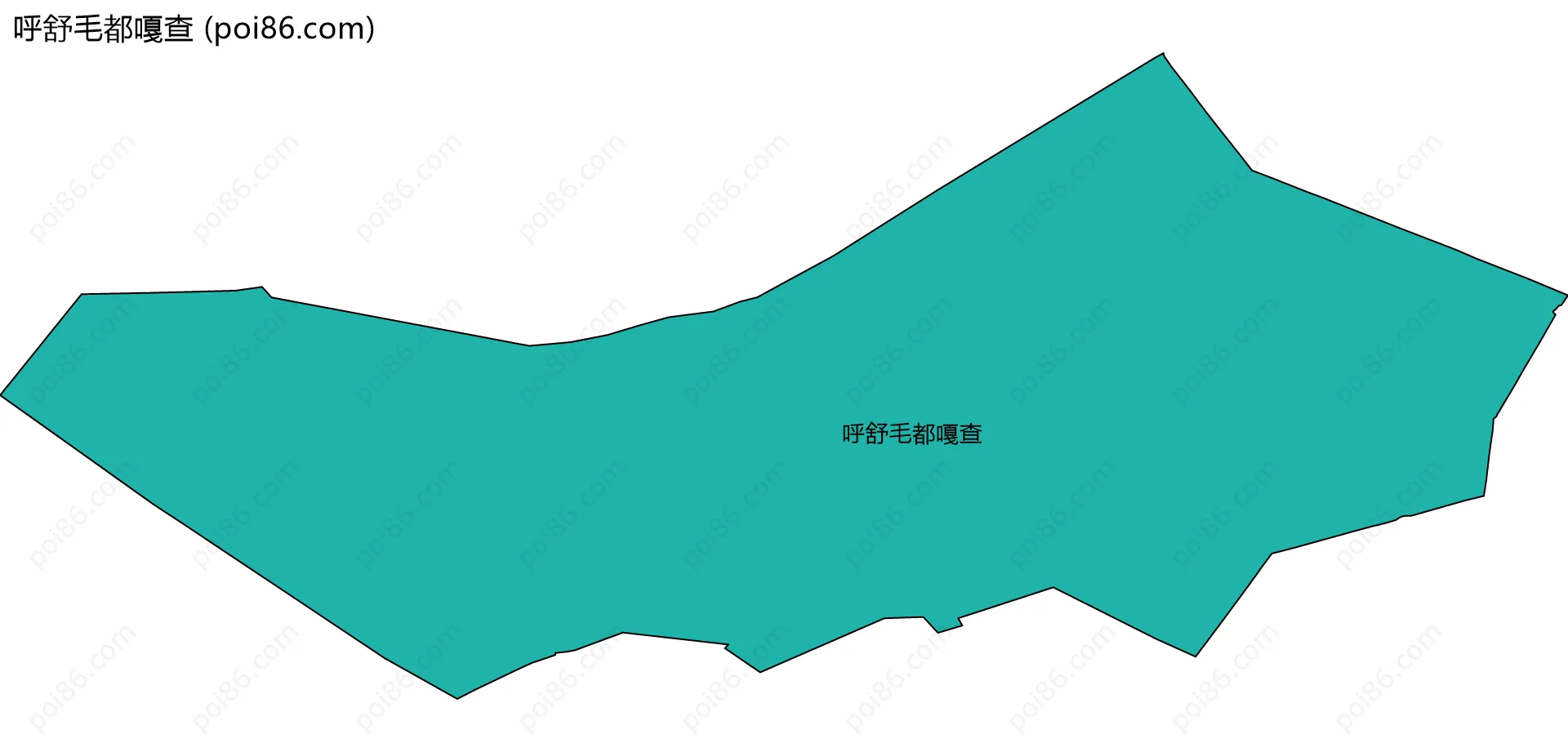 呼舒毛都嘎查边界地图