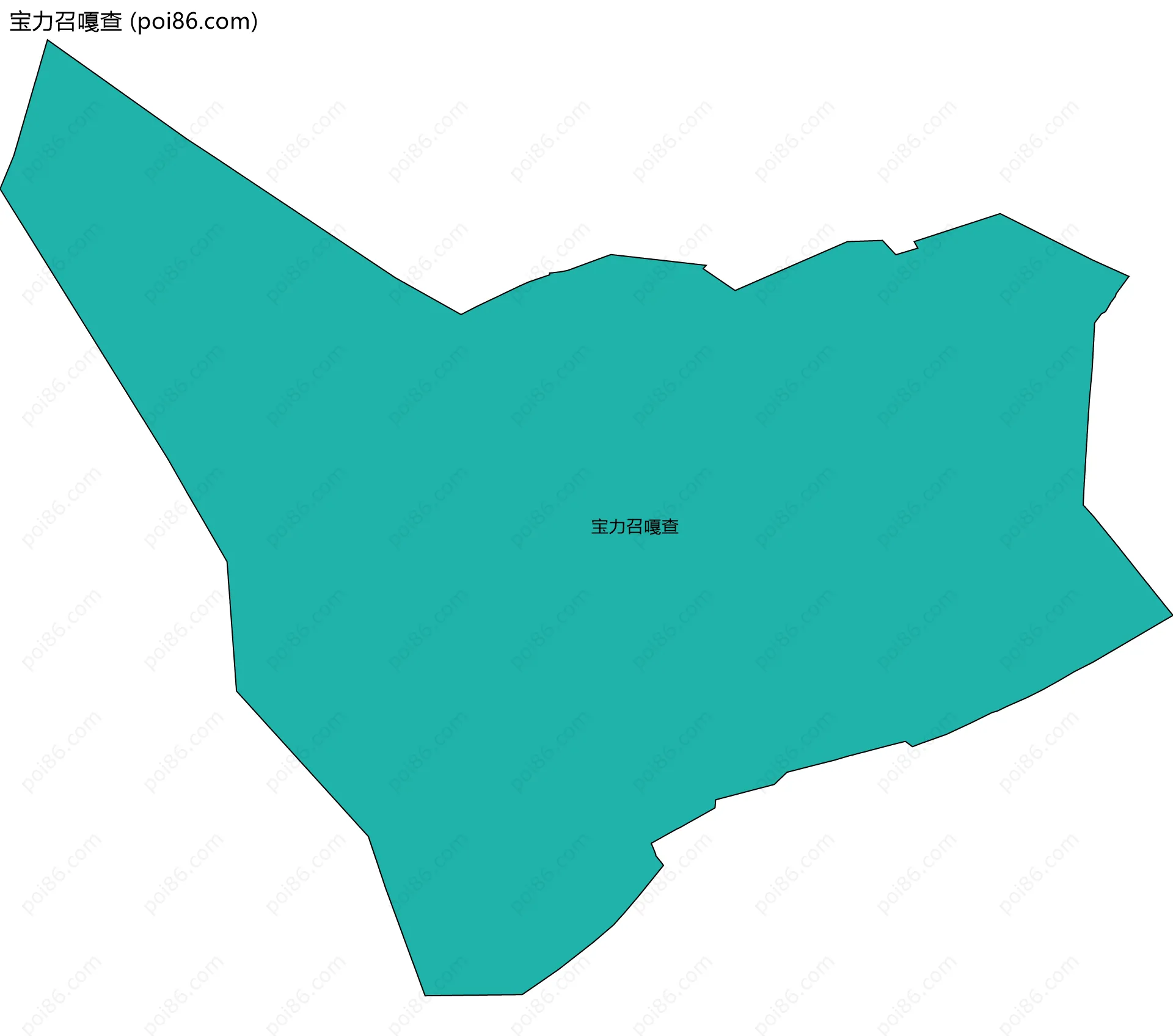 宝力召嘎查边界地图