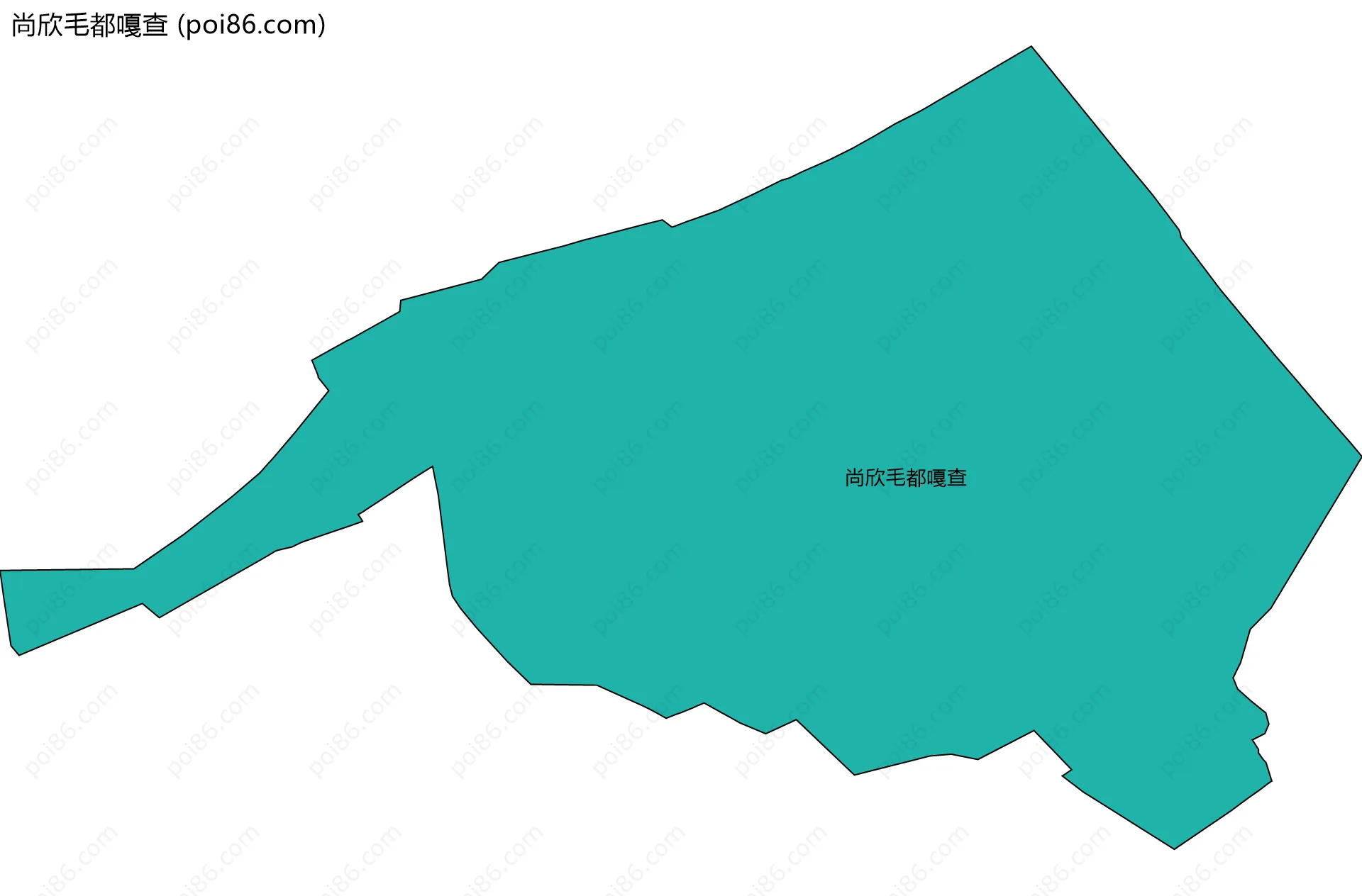 尚欣毛都嘎查边界地图