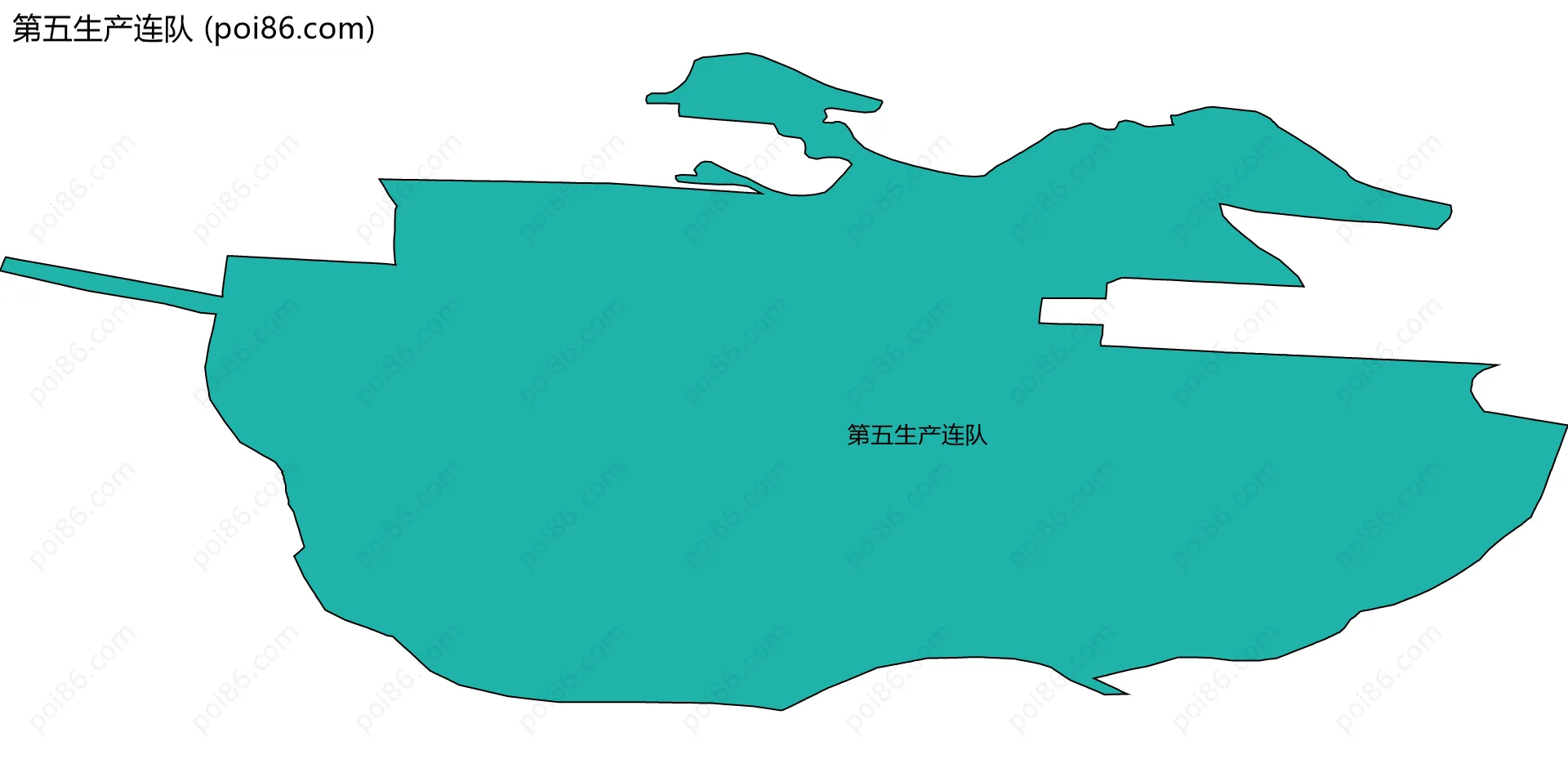 第五生产连队边界地图