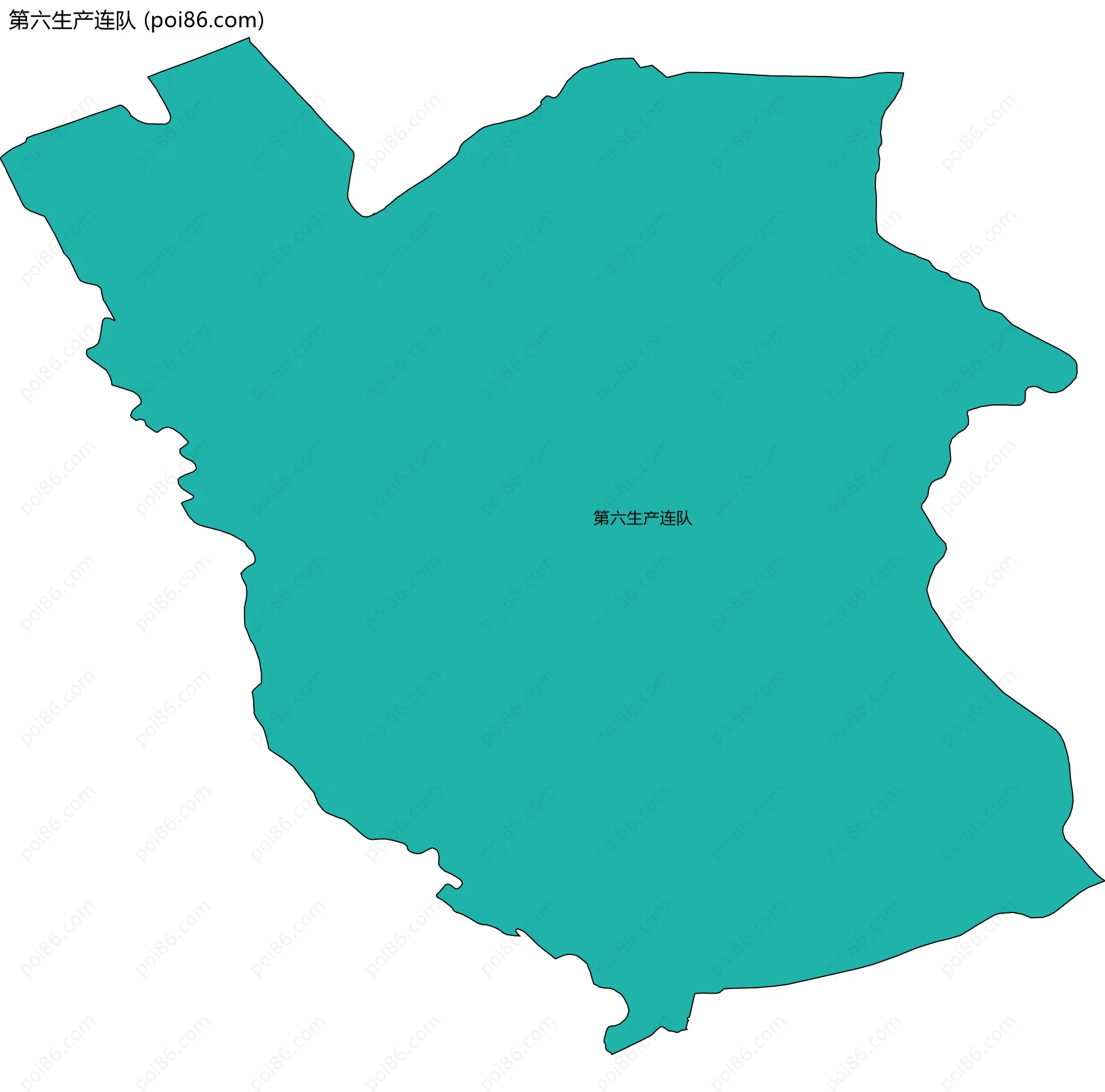 第六生产连队边界地图