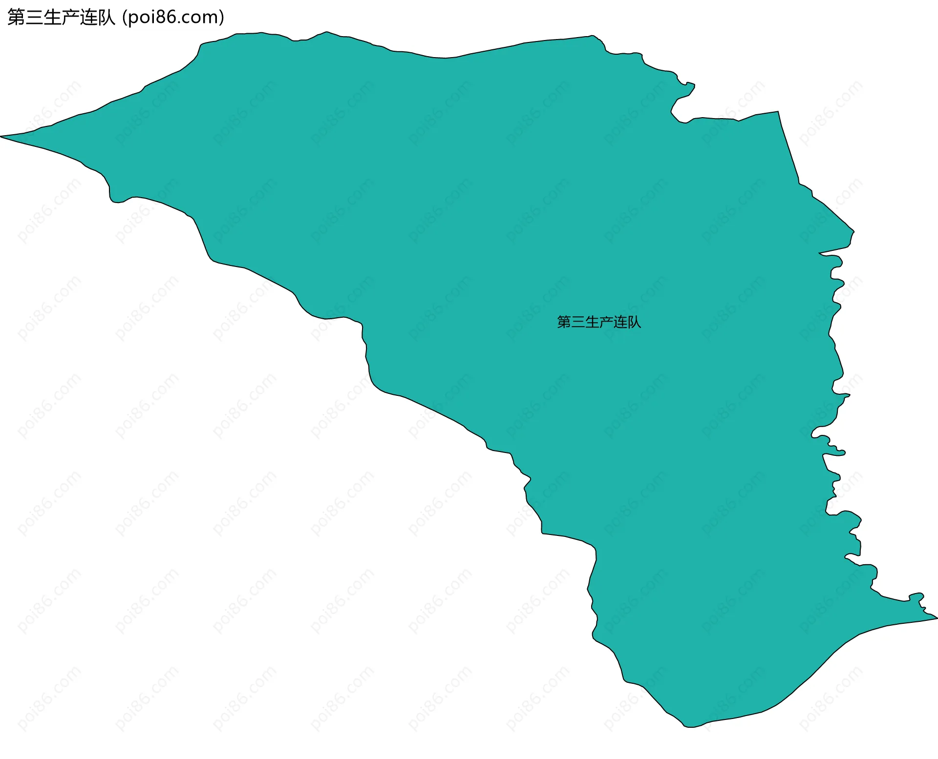 第三生产连队边界地图