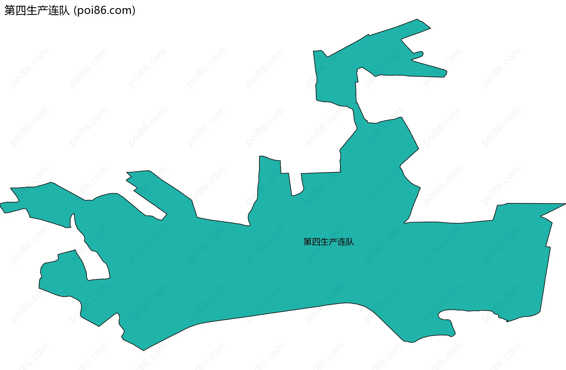 第四生产连队边界地图