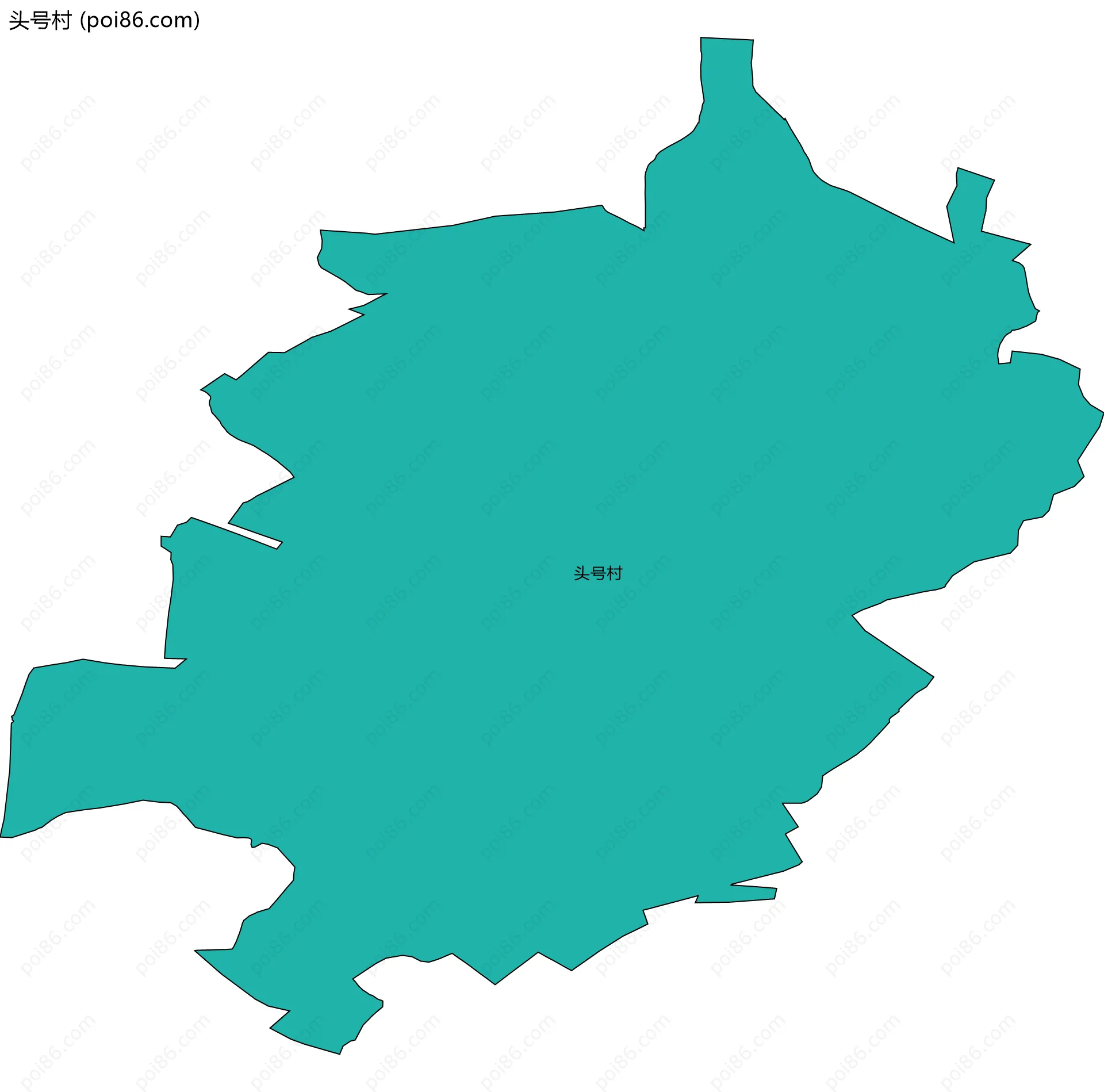 头号村边界地图
