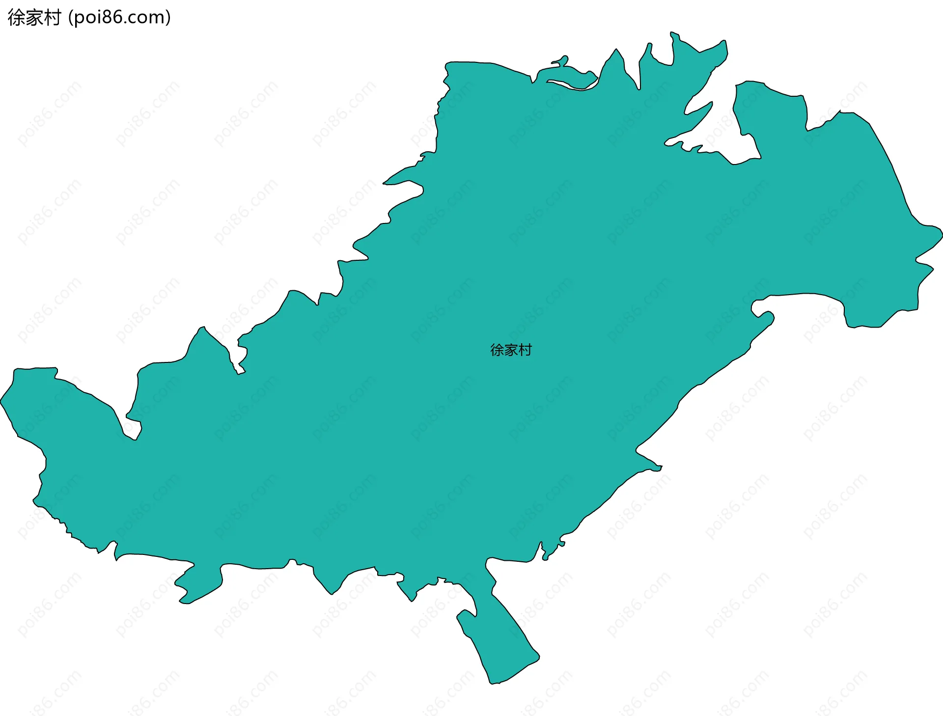 徐家村边界地图