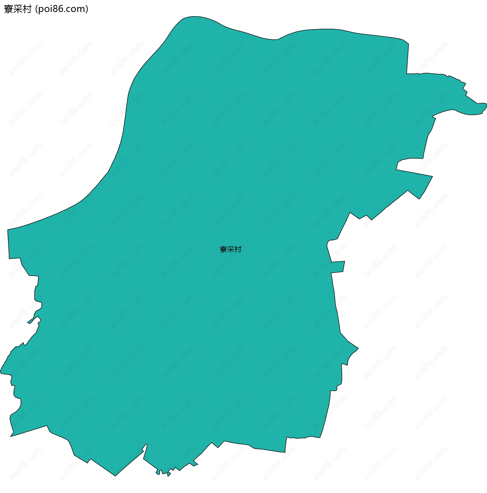 寮采村边界地图