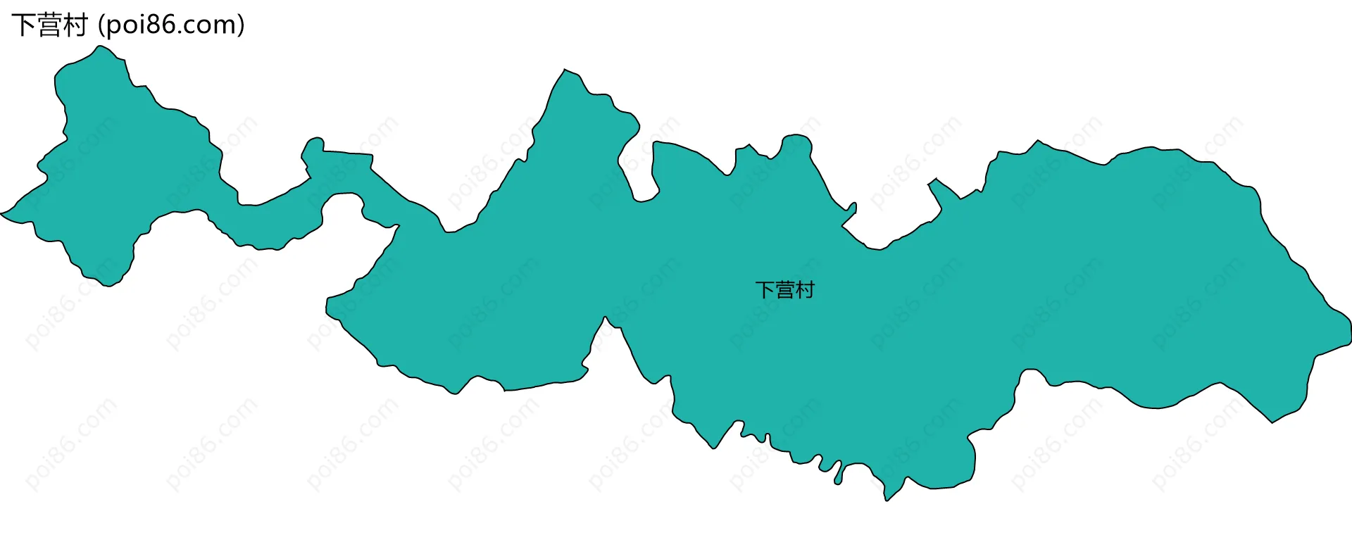 下营村边界地图