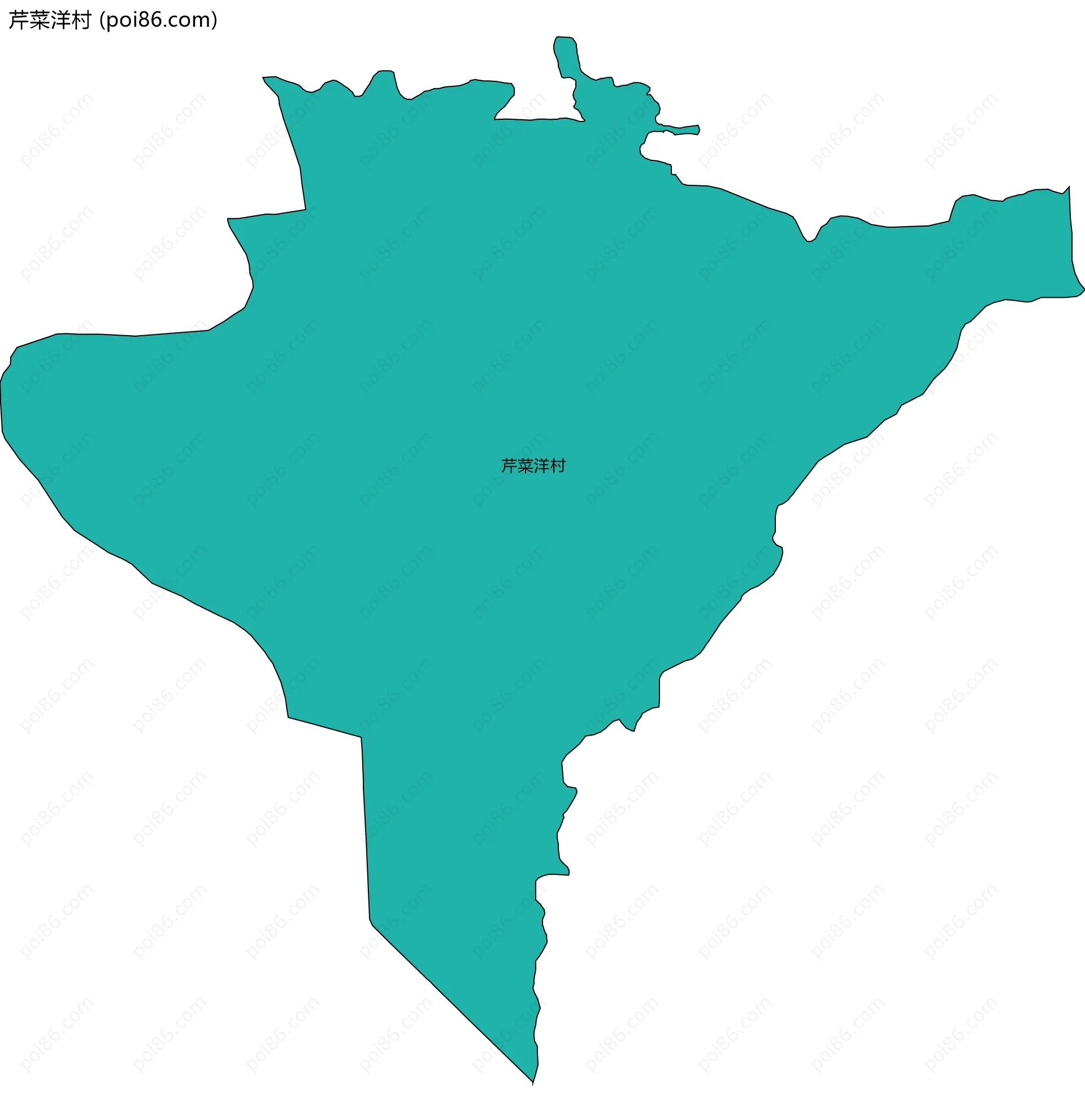 芹菜洋村边界地图