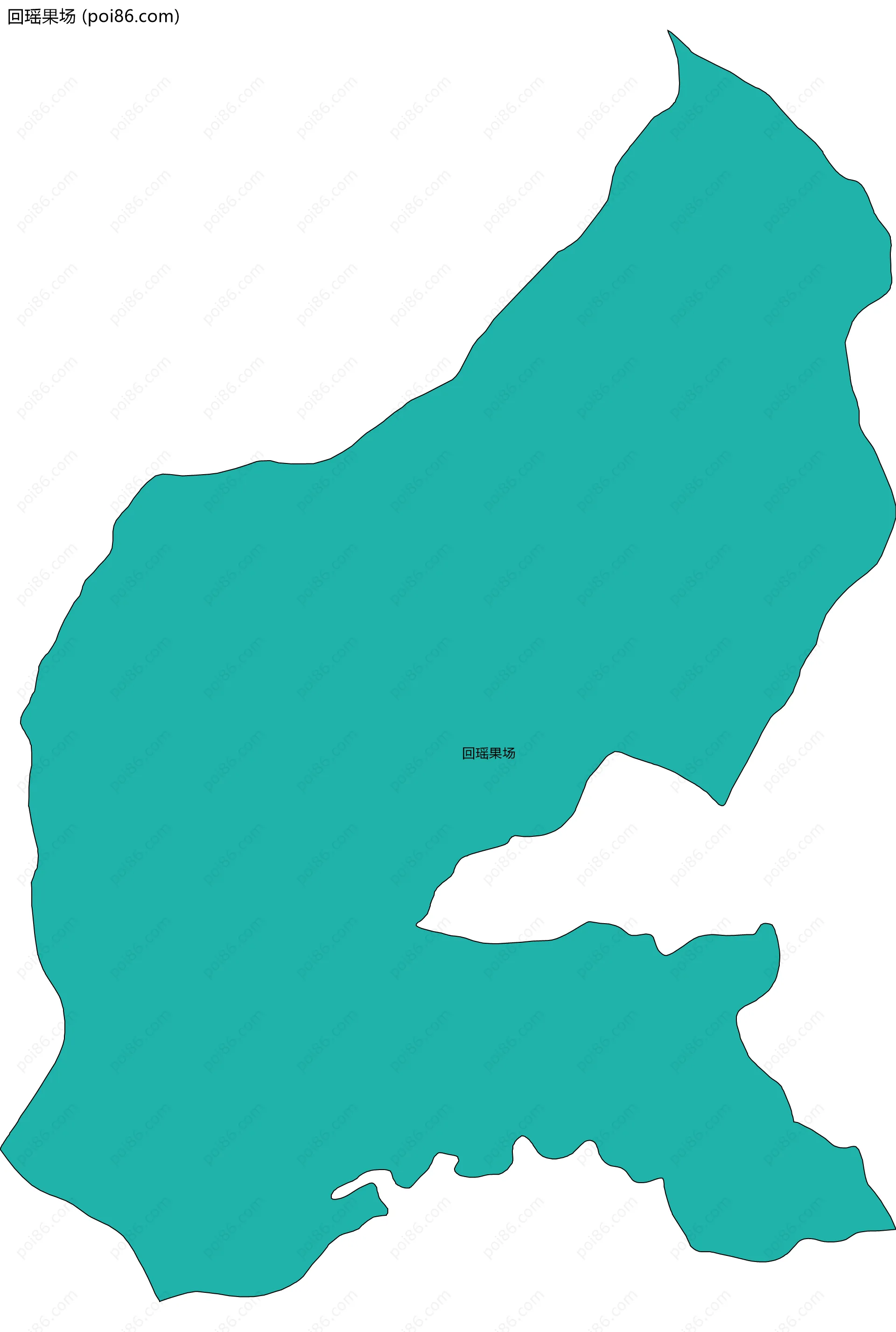 回瑶果场边界地图