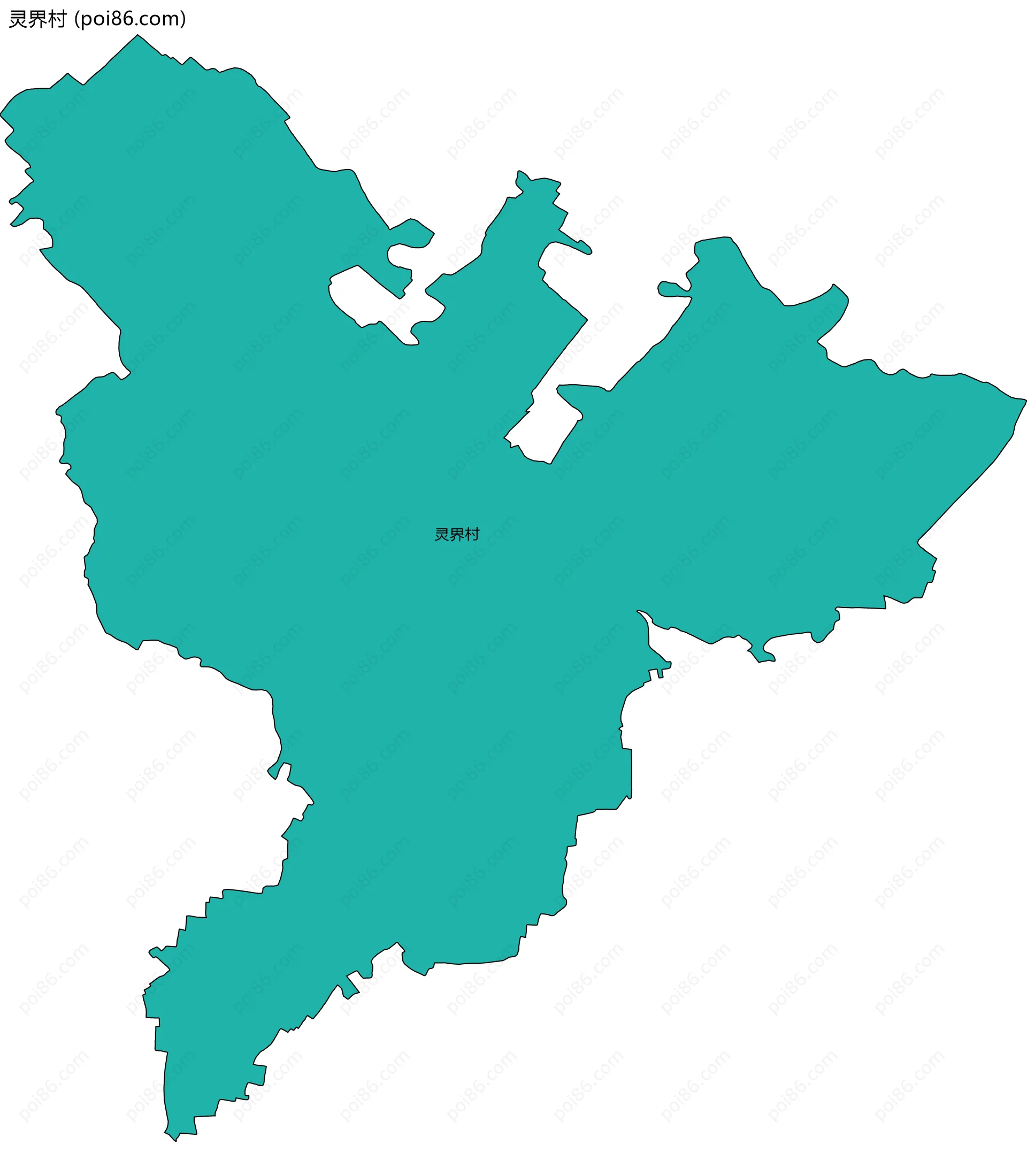 灵界村边界地图