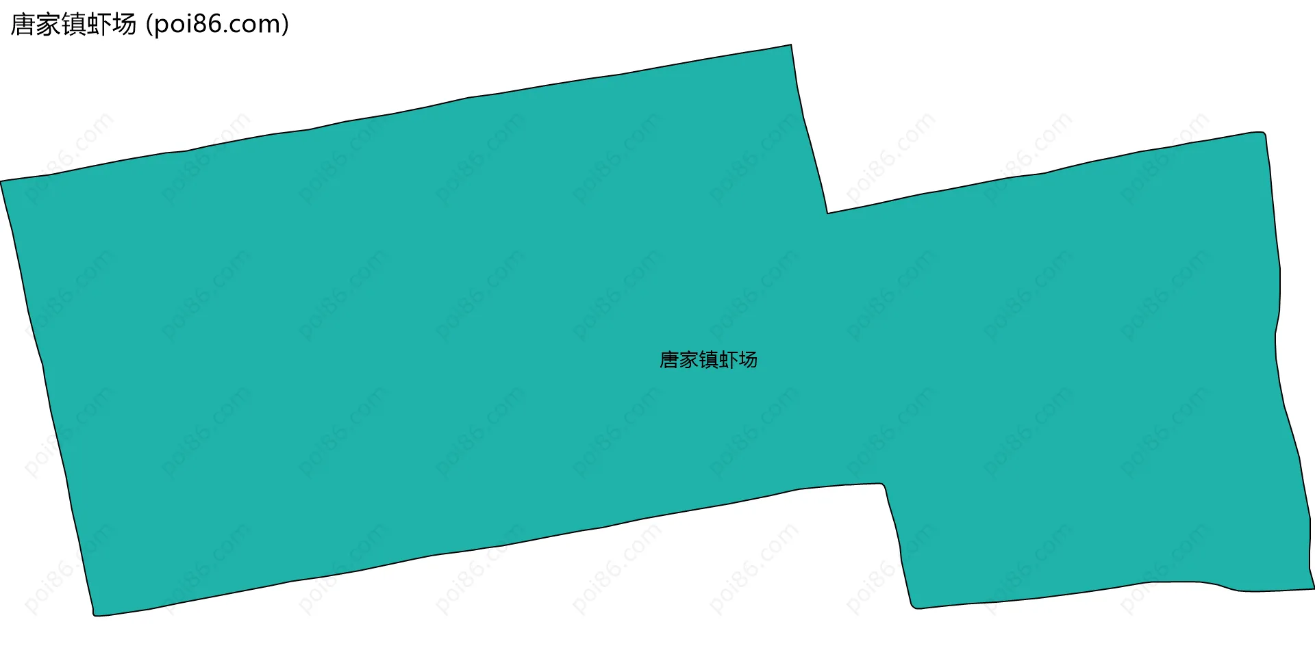 唐家镇虾场边界地图
