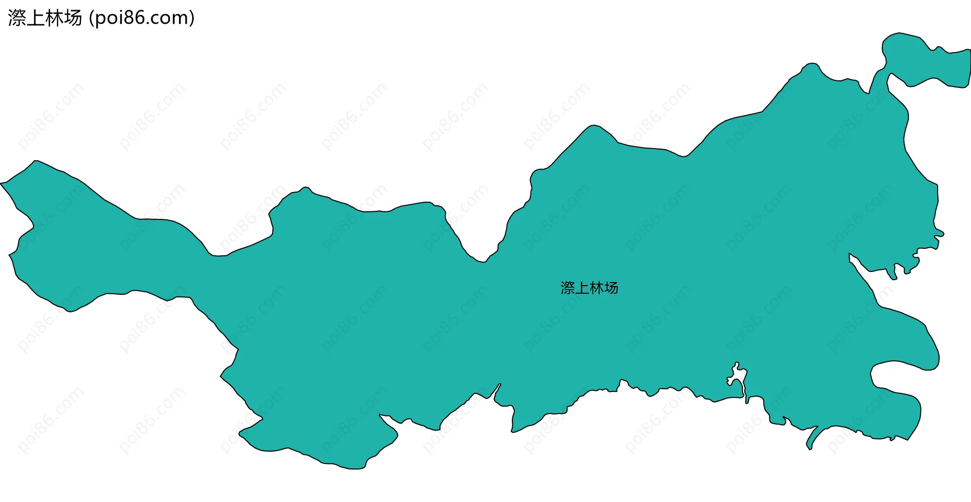 漈上林场边界地图