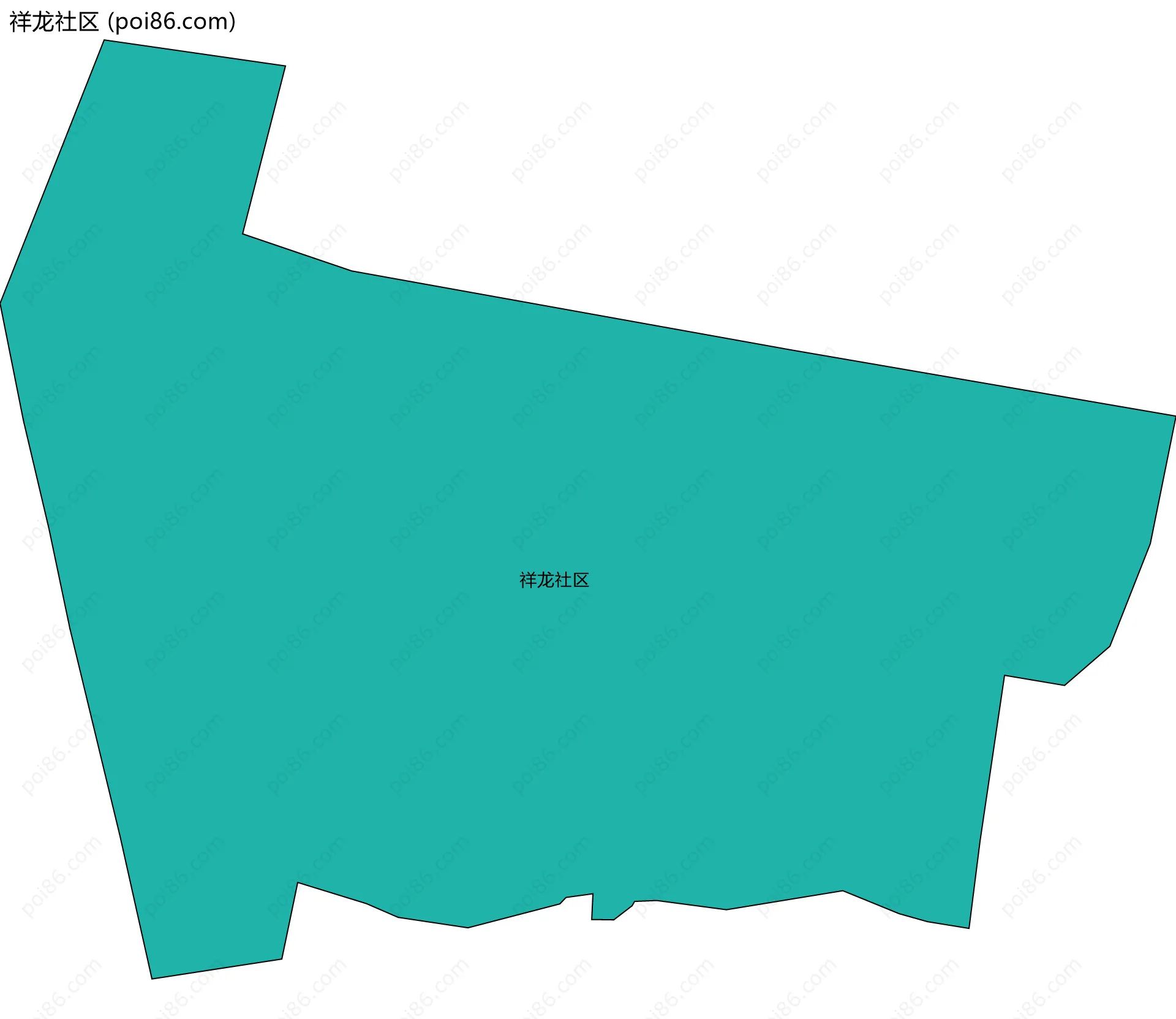 祥龙社区边界地图