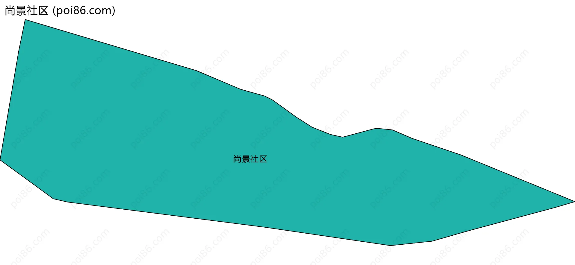 尚景社区边界地图