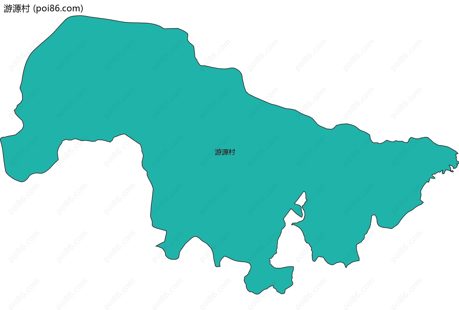 游源村边界地图