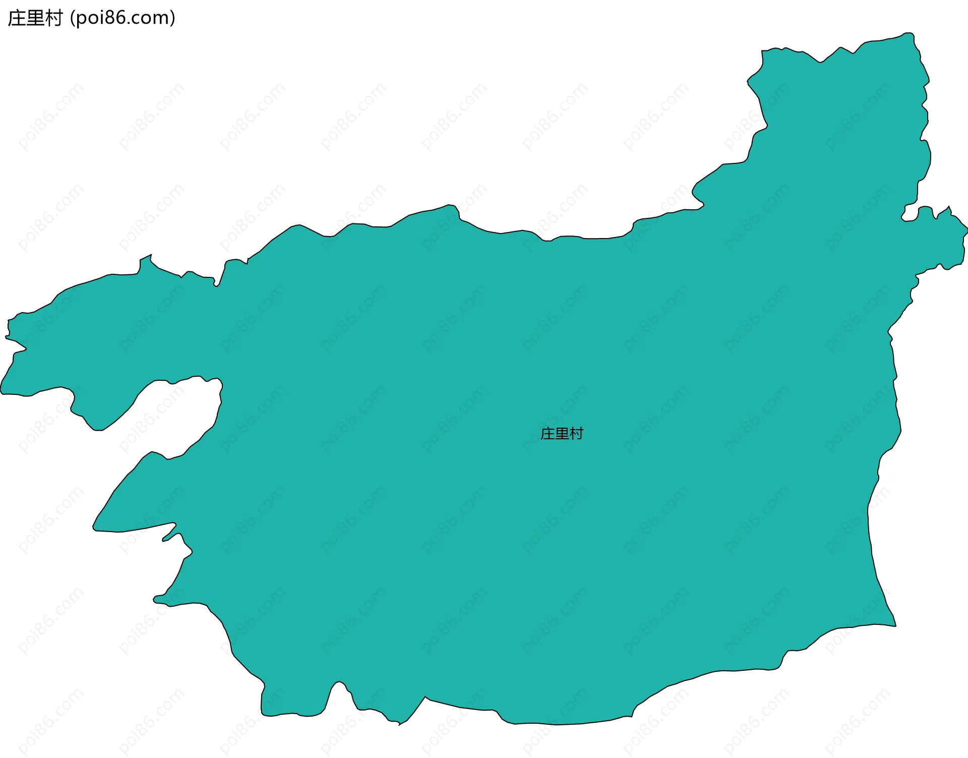 庄里村边界地图