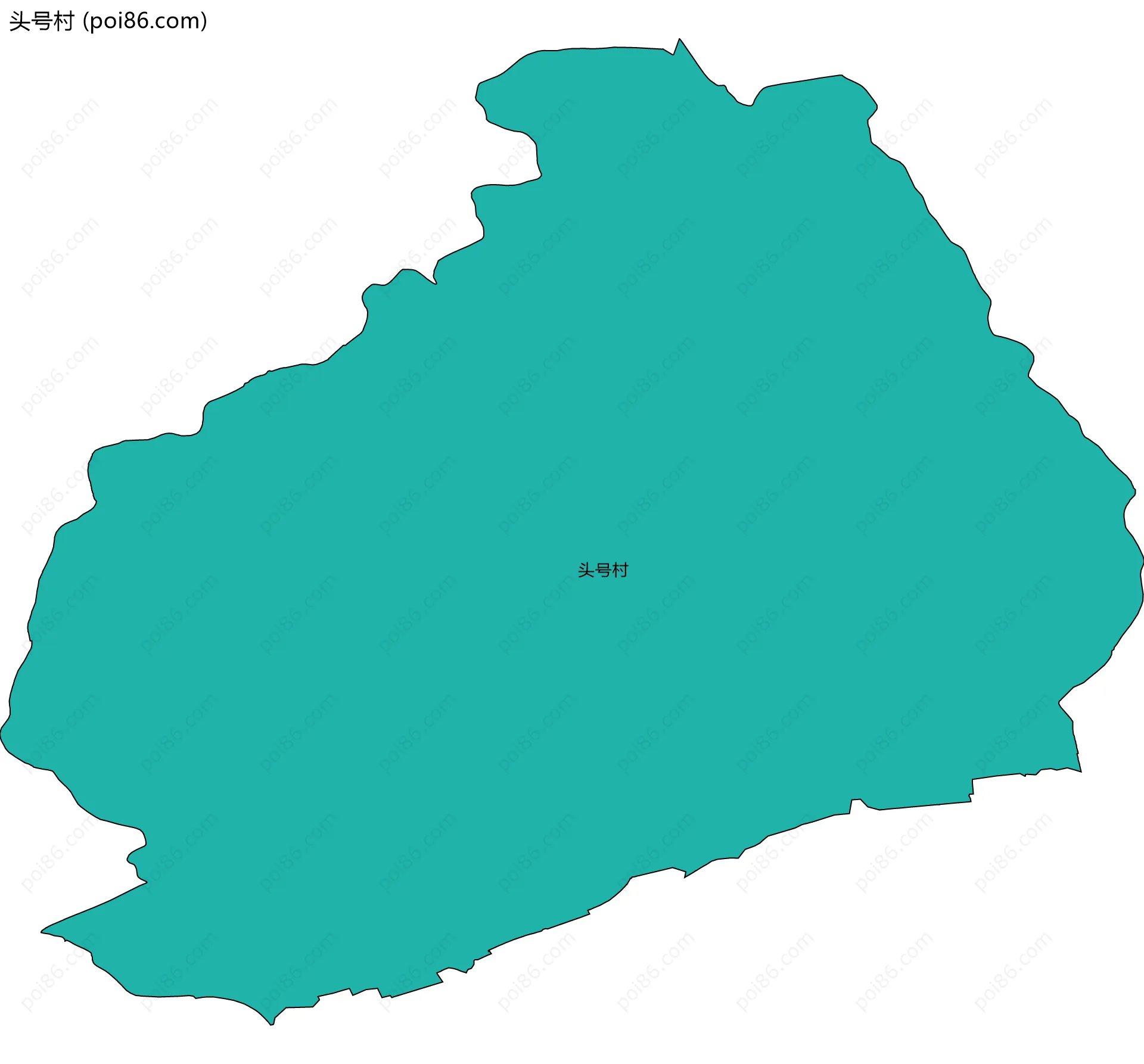 头号村边界地图