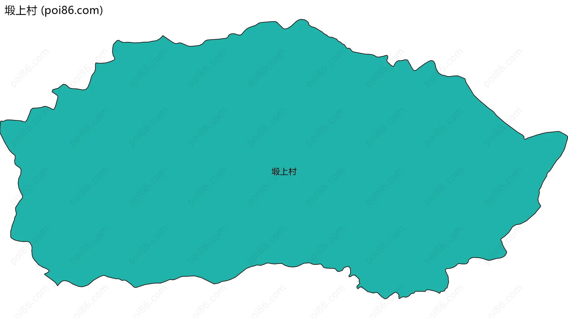 塅上村边界地图