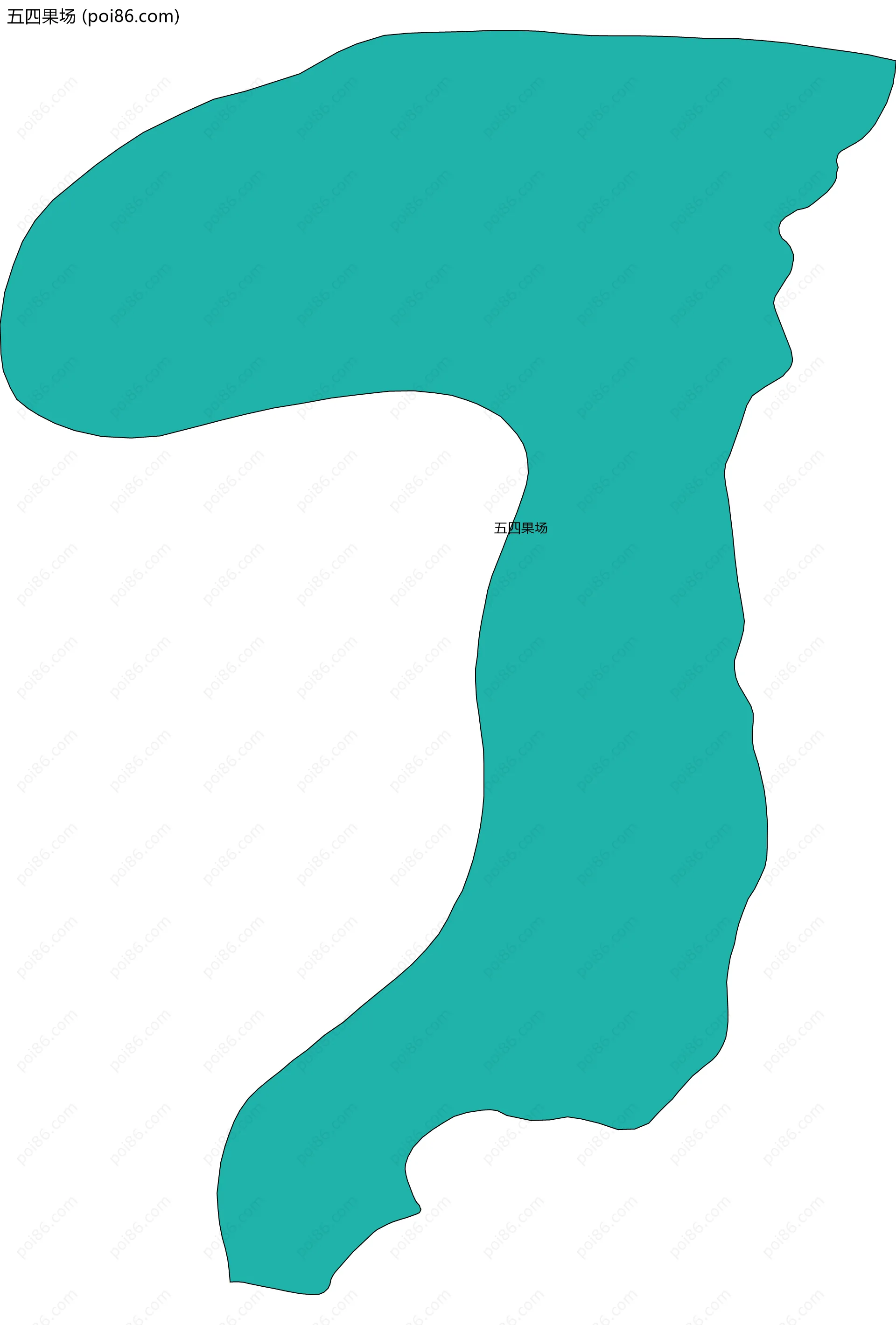 五四果场边界地图